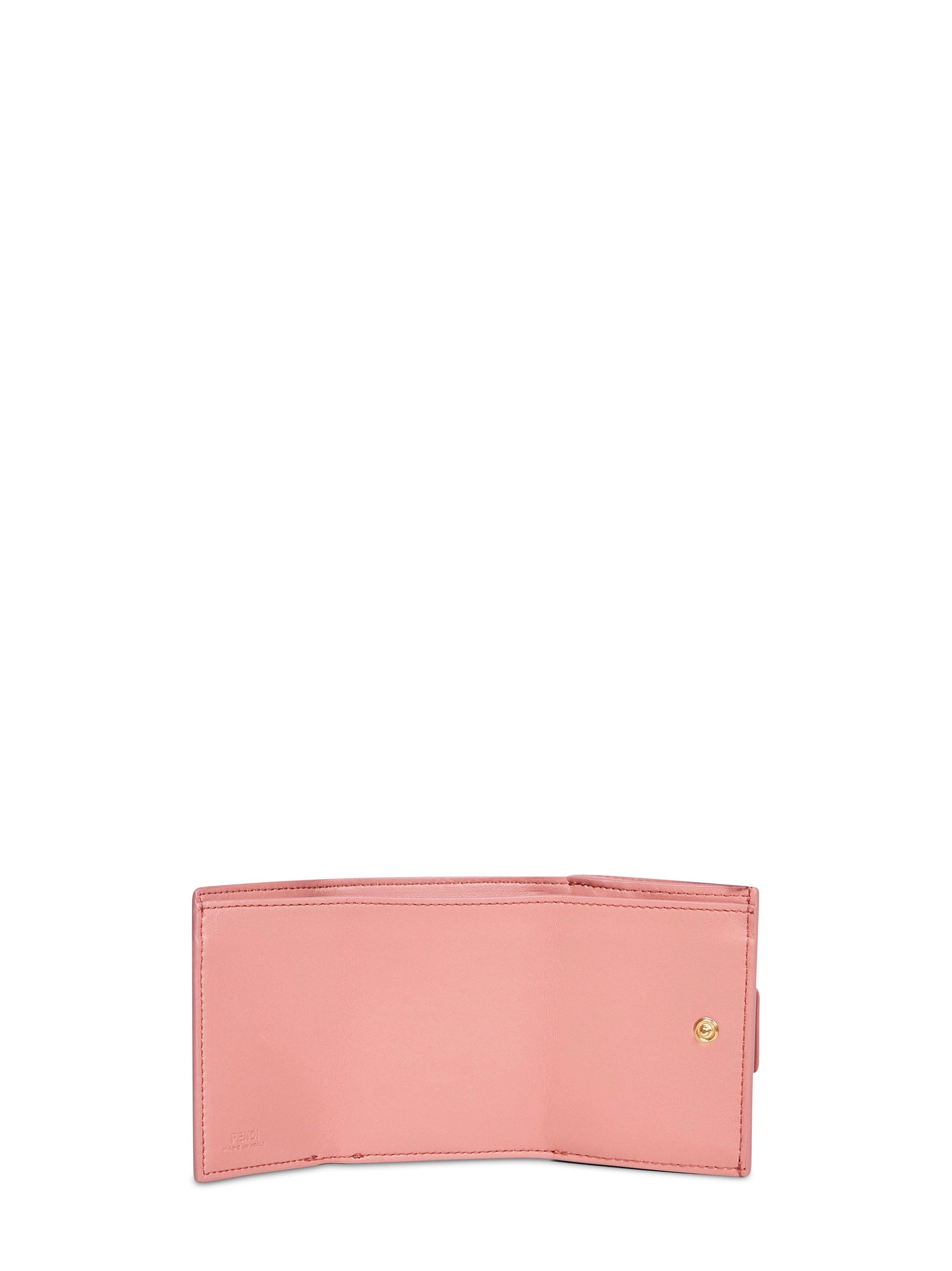 Fendi Women Pink Micro Trifold Baguette Wallet FENDI