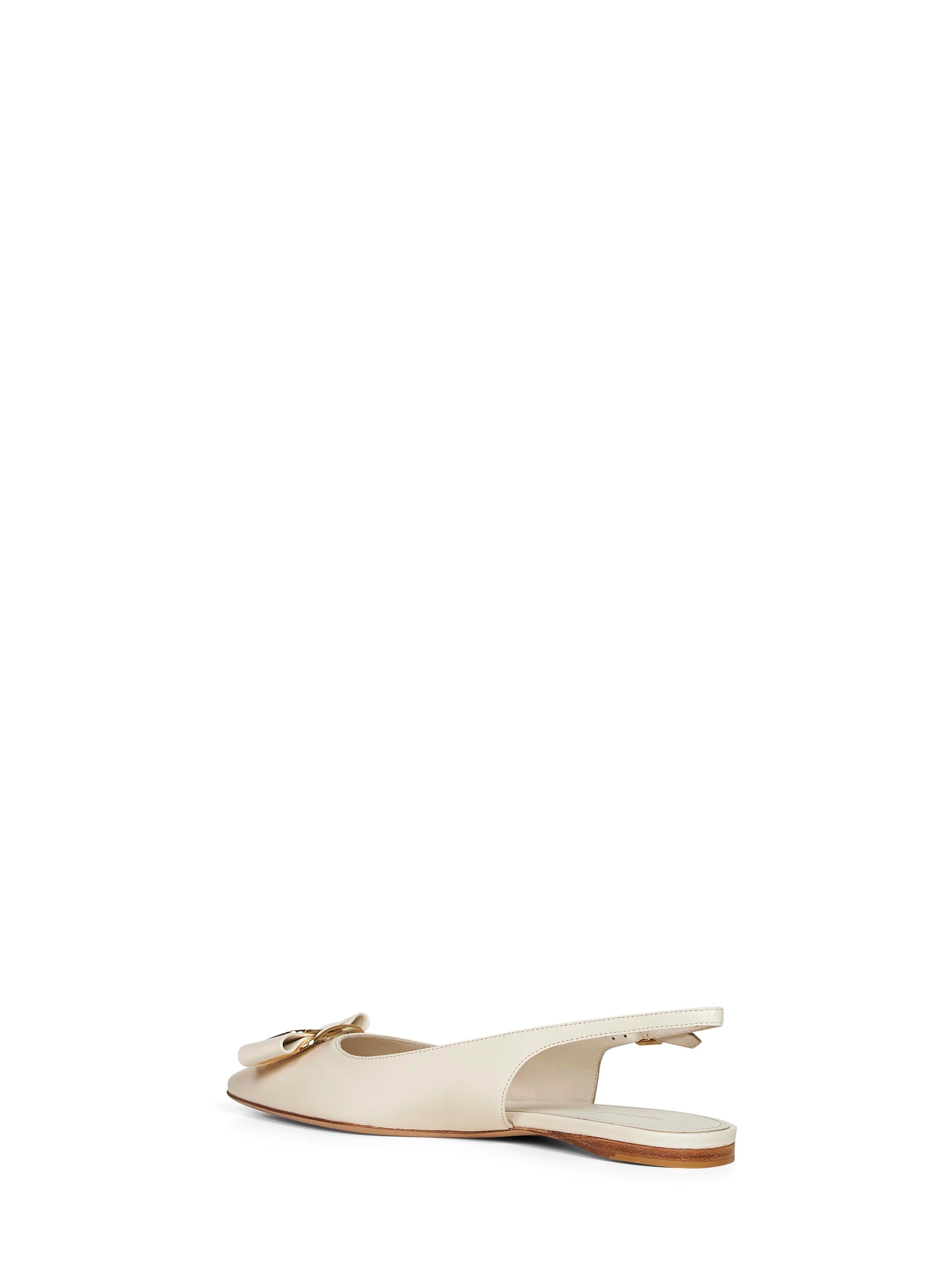 Ferragamo Women Mascarpone Flat Slingbacks With Vara Plate FERRAGAMO