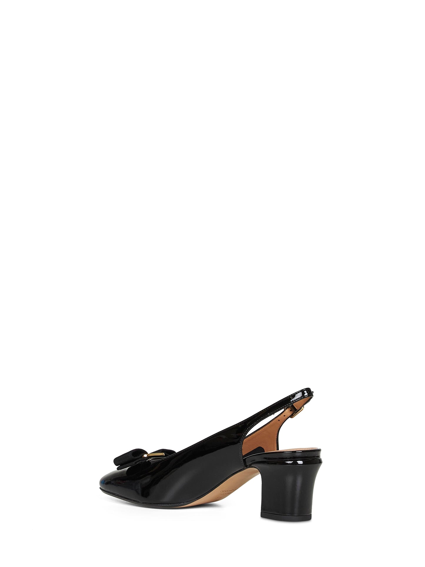 Ferragamo Women Black Vara Bow Slingback Pumps FERRAGAMO
