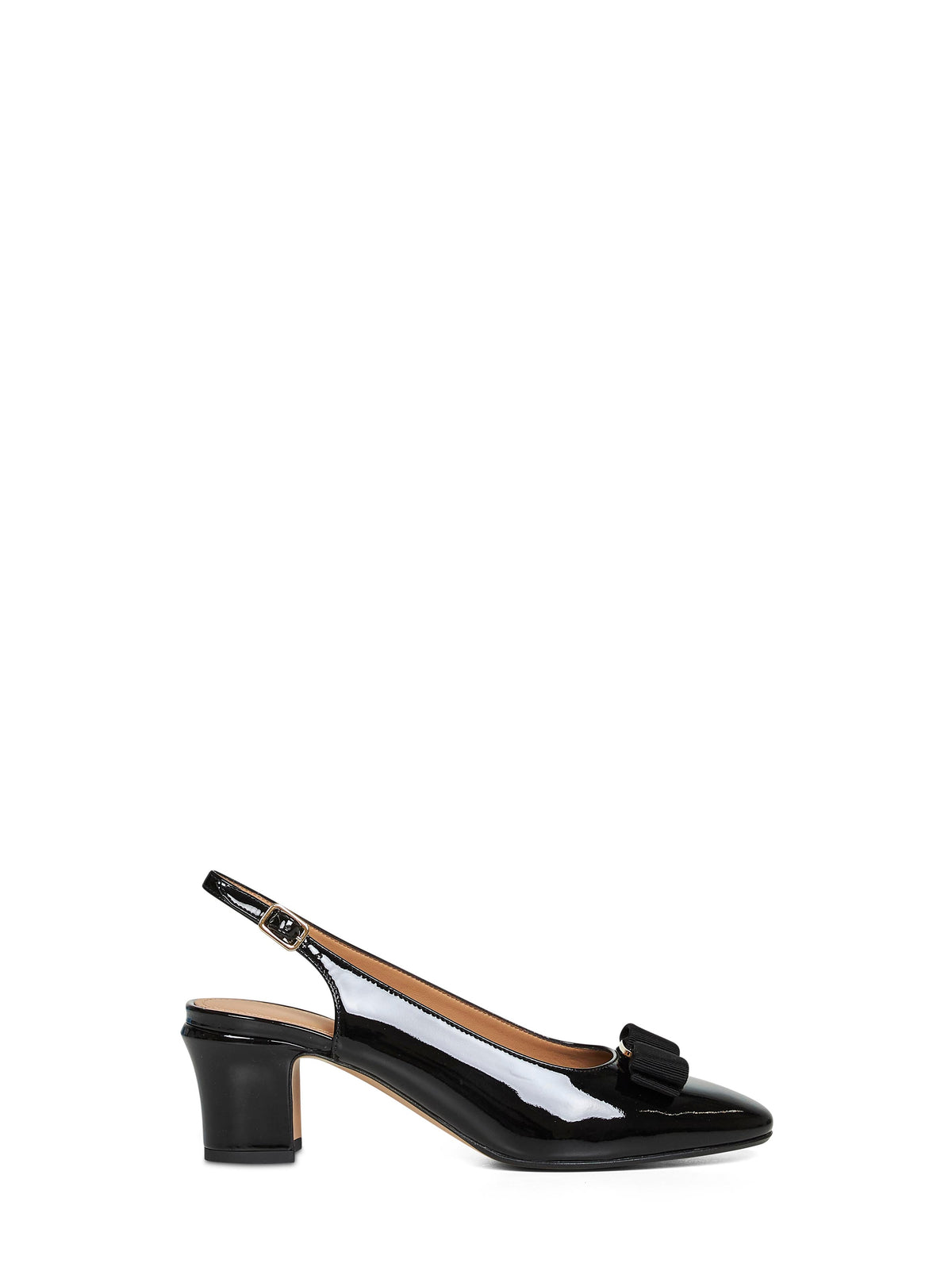 Ferragamo Women Black Vara Bow Slingback Pumps FERRAGAMO