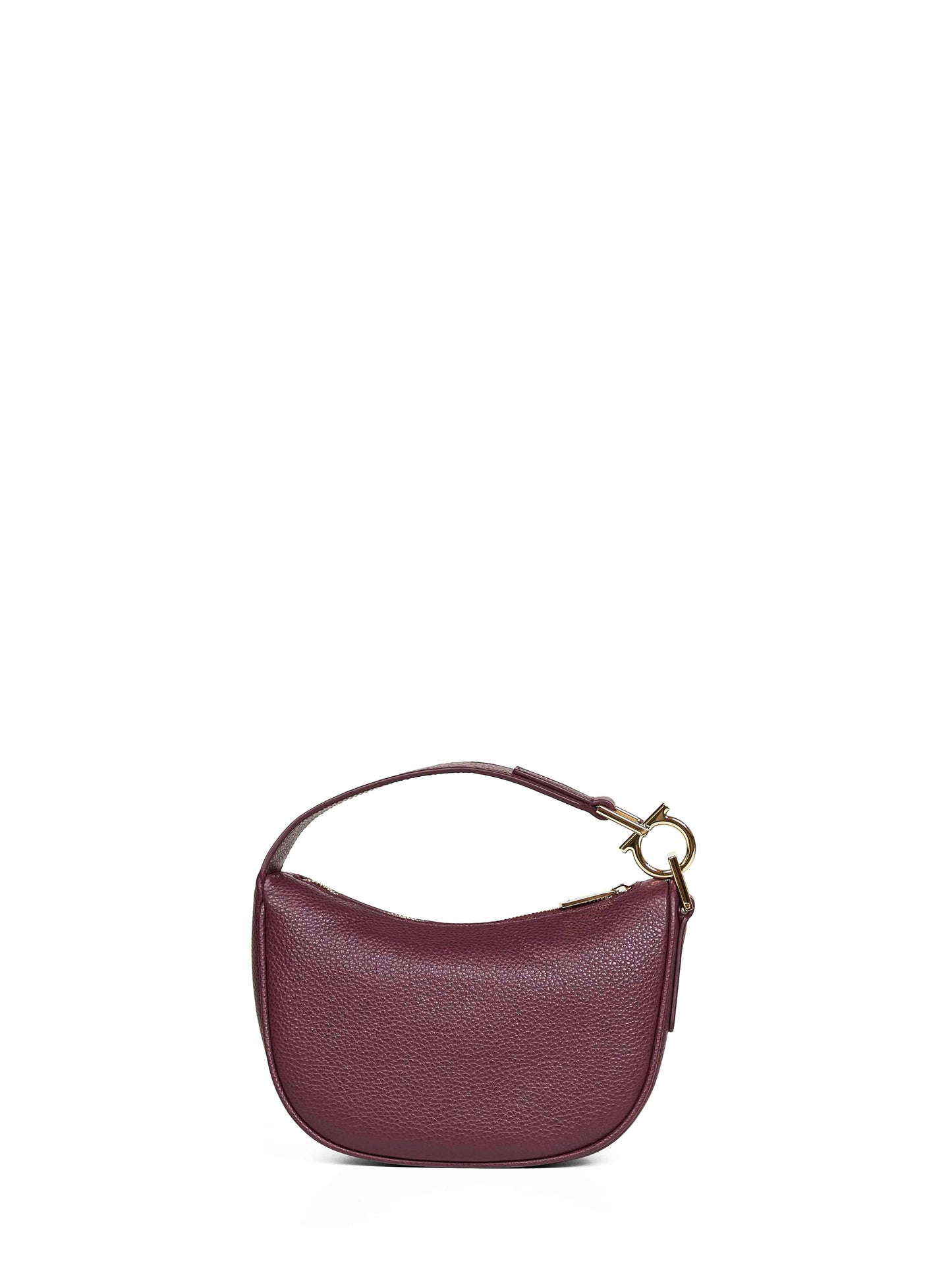 Ferragamo Women Plum North-South Mini Hobo Top Handle Bag FERRAGAMO