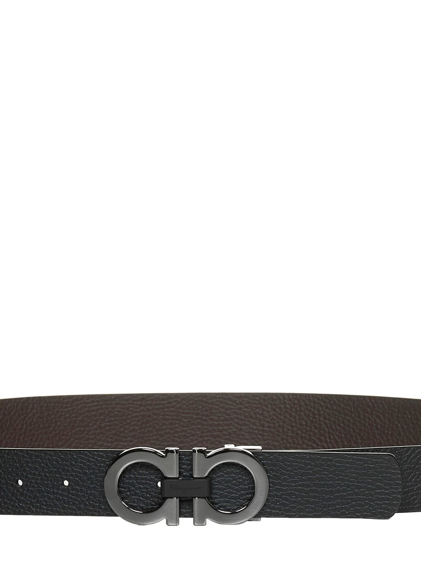 Ferragamo Men Reversible Gancini Leather Belt FERRAGAMO