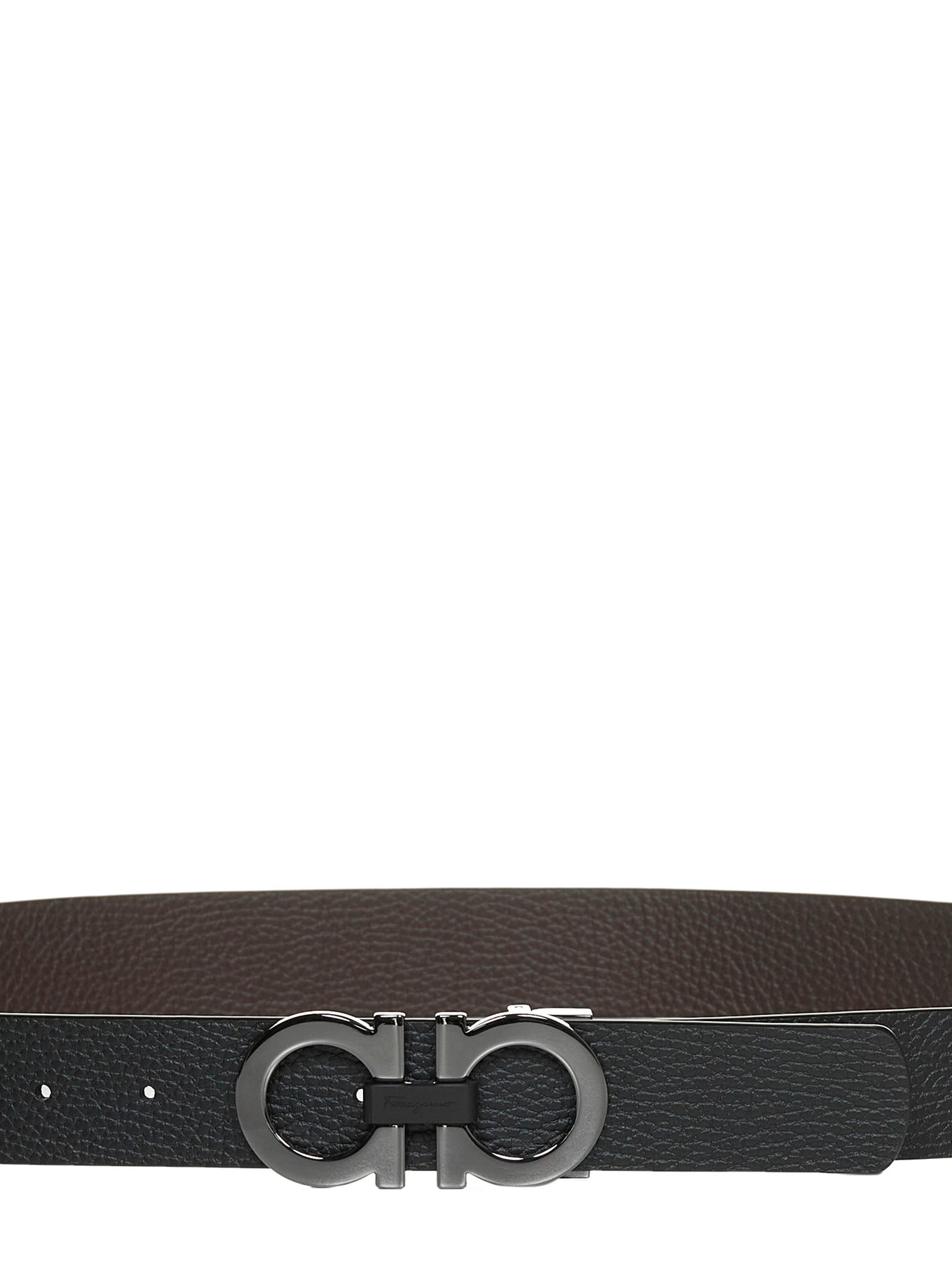 Ferragamo Men Reversible Gancini Leather Belt FERRAGAMO