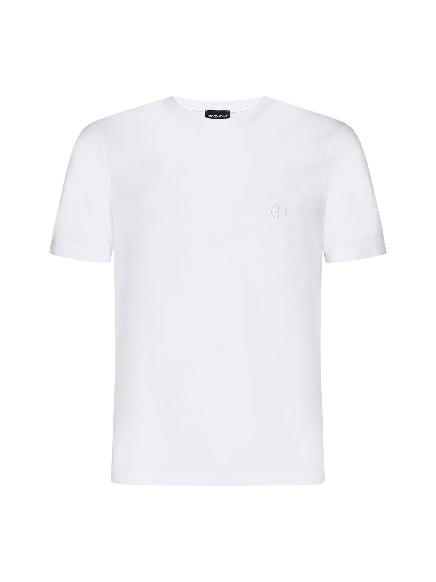Giorgio Armani Men Icon Crew Neck T-Shirt In Stretch Viscose Jersey GIORGIO ARMANI