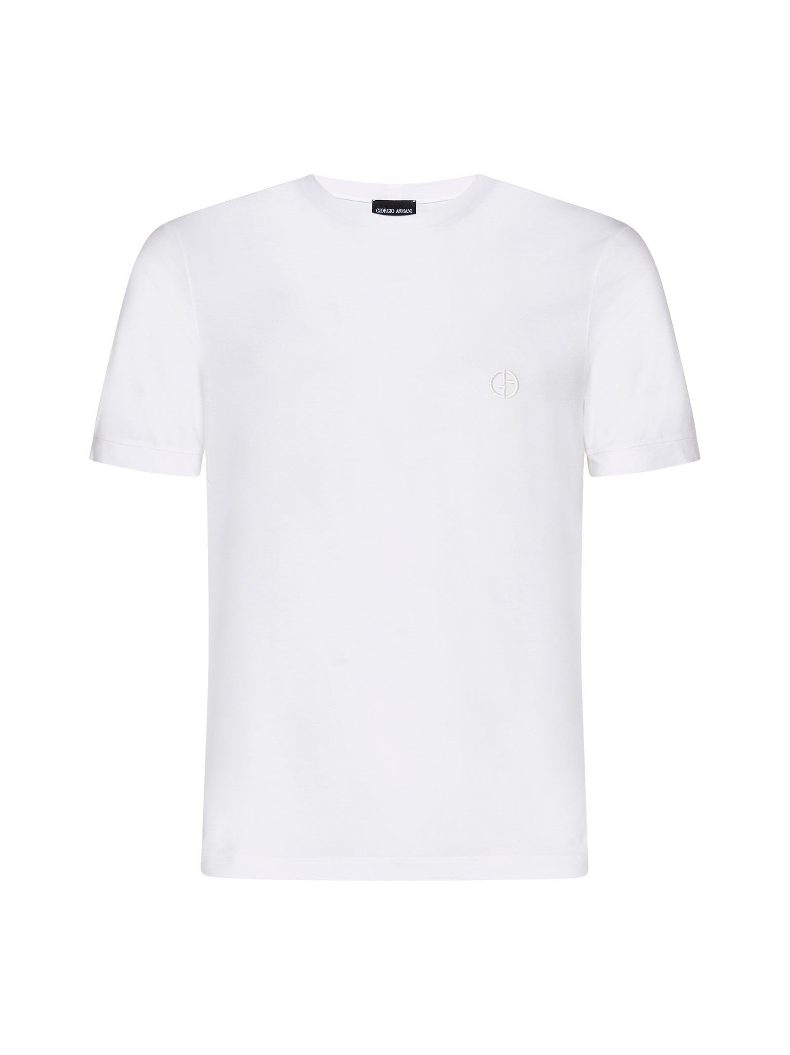 Giorgio Armani Men Icon Crew Neck T-Shirt In Stretch Viscose Jersey GIORGIO ARMANI