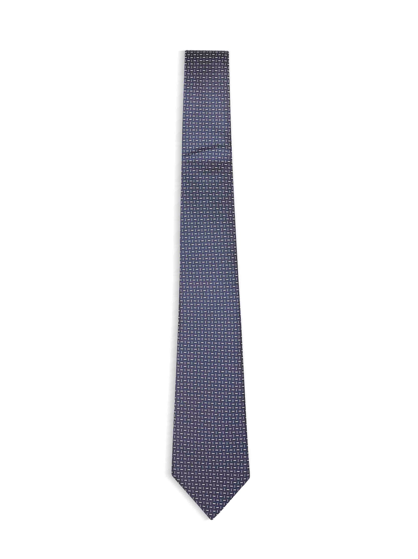 Giorgio Armani Men Midnight Blue Jacquard Silk Tie GIORGIO ARMANI