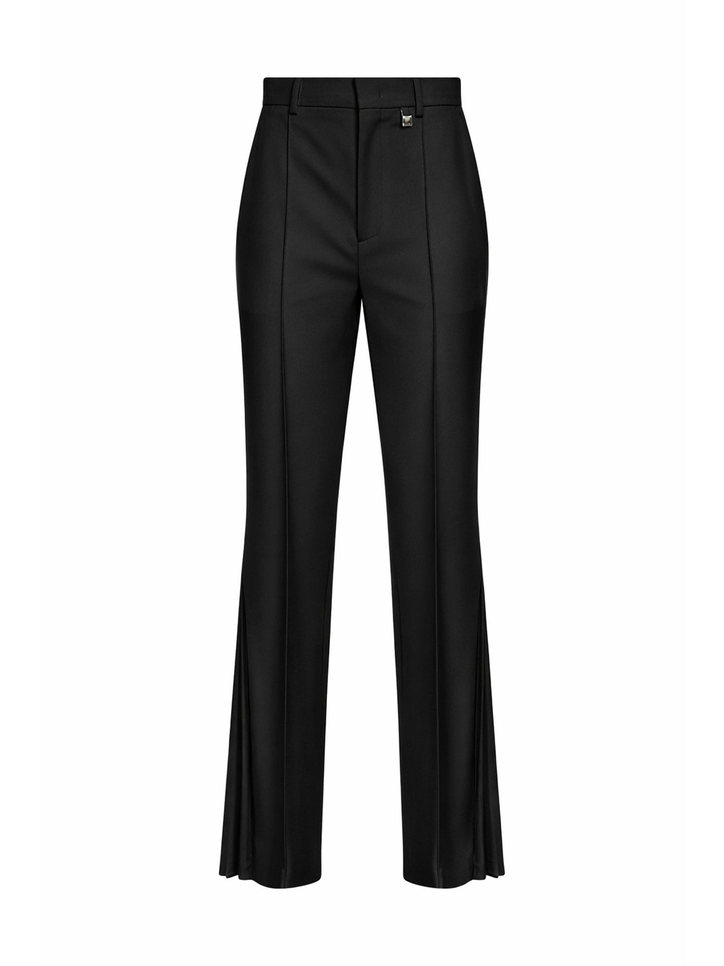 Giuseppe Di Morabito Women Black Virgin Wool Flared Trousers GIUSEPPE DI MORABITO