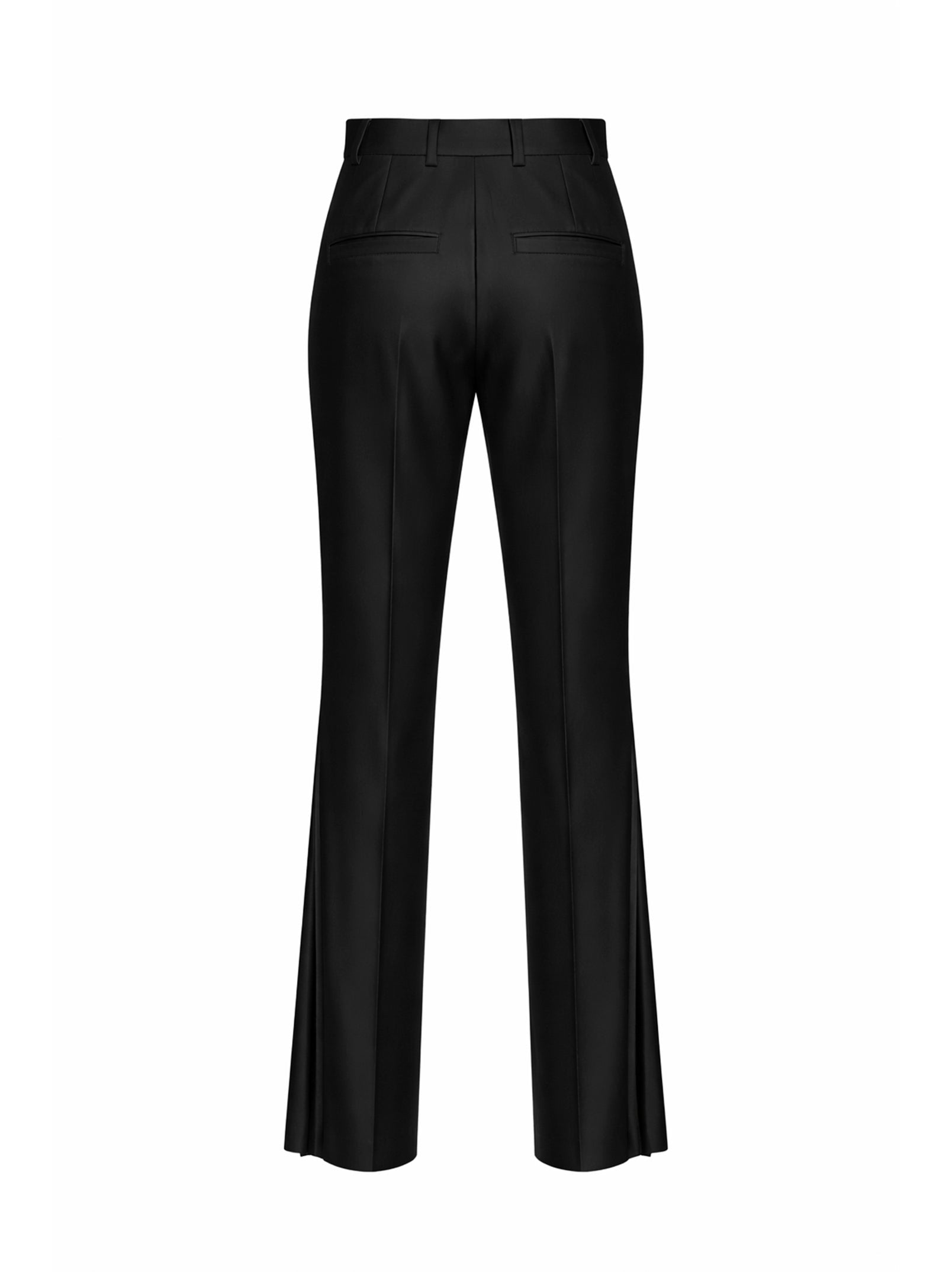 Giuseppe Di Morabito Women Black Virgin Wool Flared Trousers GIUSEPPE DI MORABITO