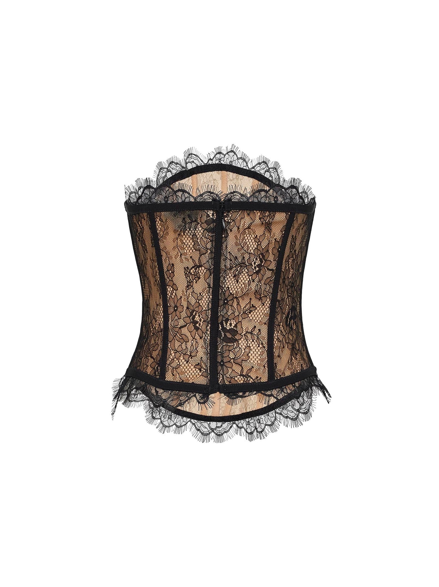 Giuseppe Di Morabito Women Black Lace Bustier Top GIUSEPPE DI MORABITO