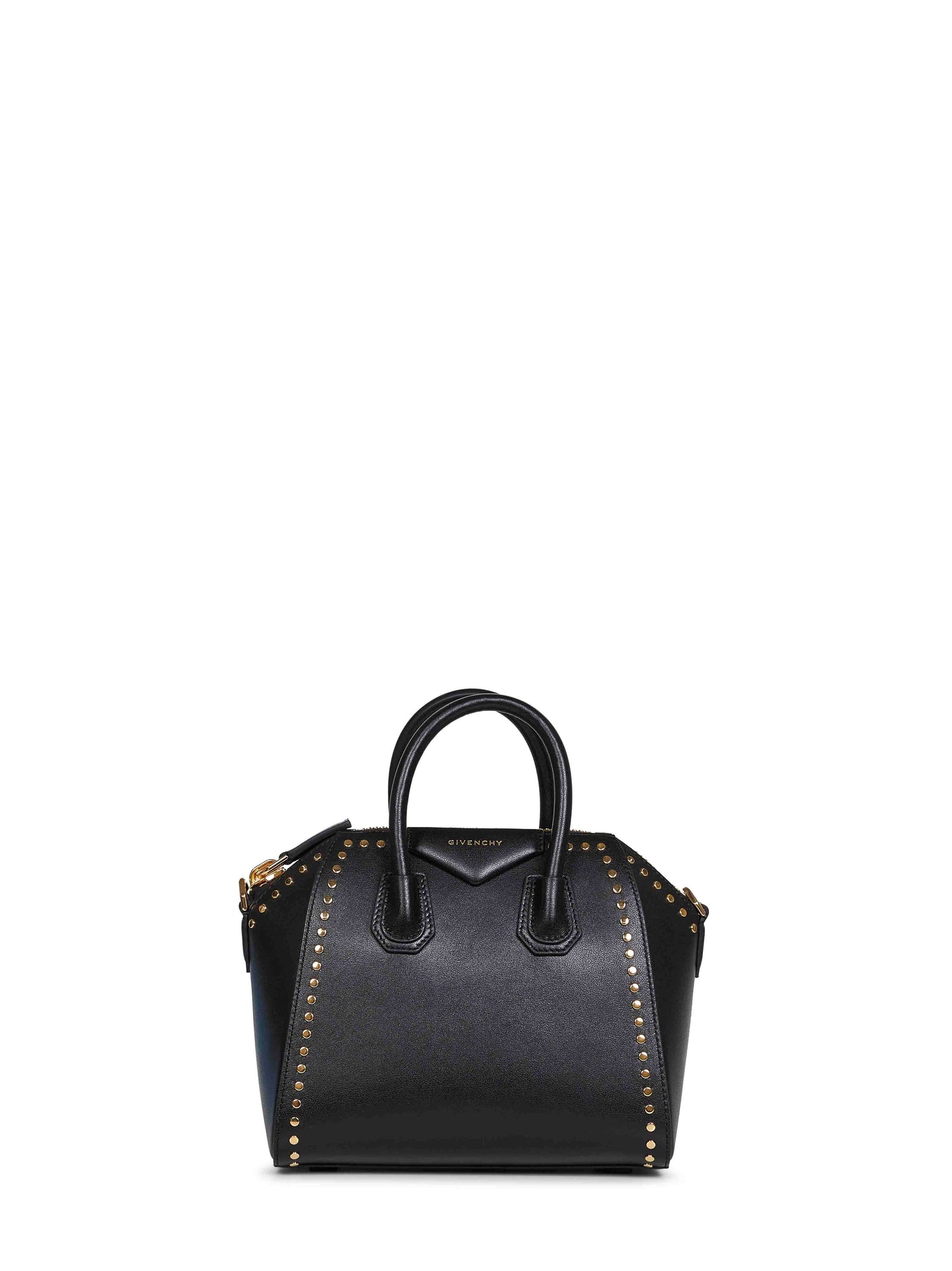 Givenchy Women Black Antigona Mini Studded Handbag GIVENCHY