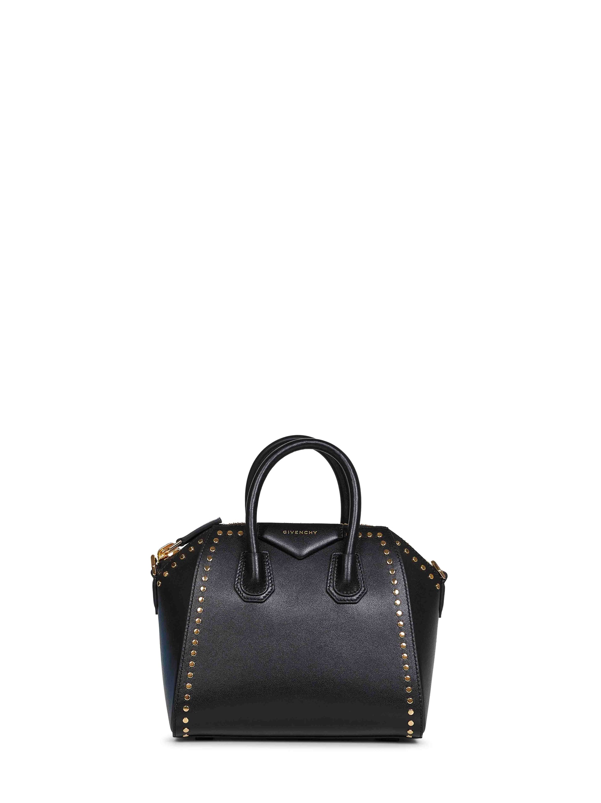 Givenchy Women Black Antigona Mini Studded Handbag GIVENCHY