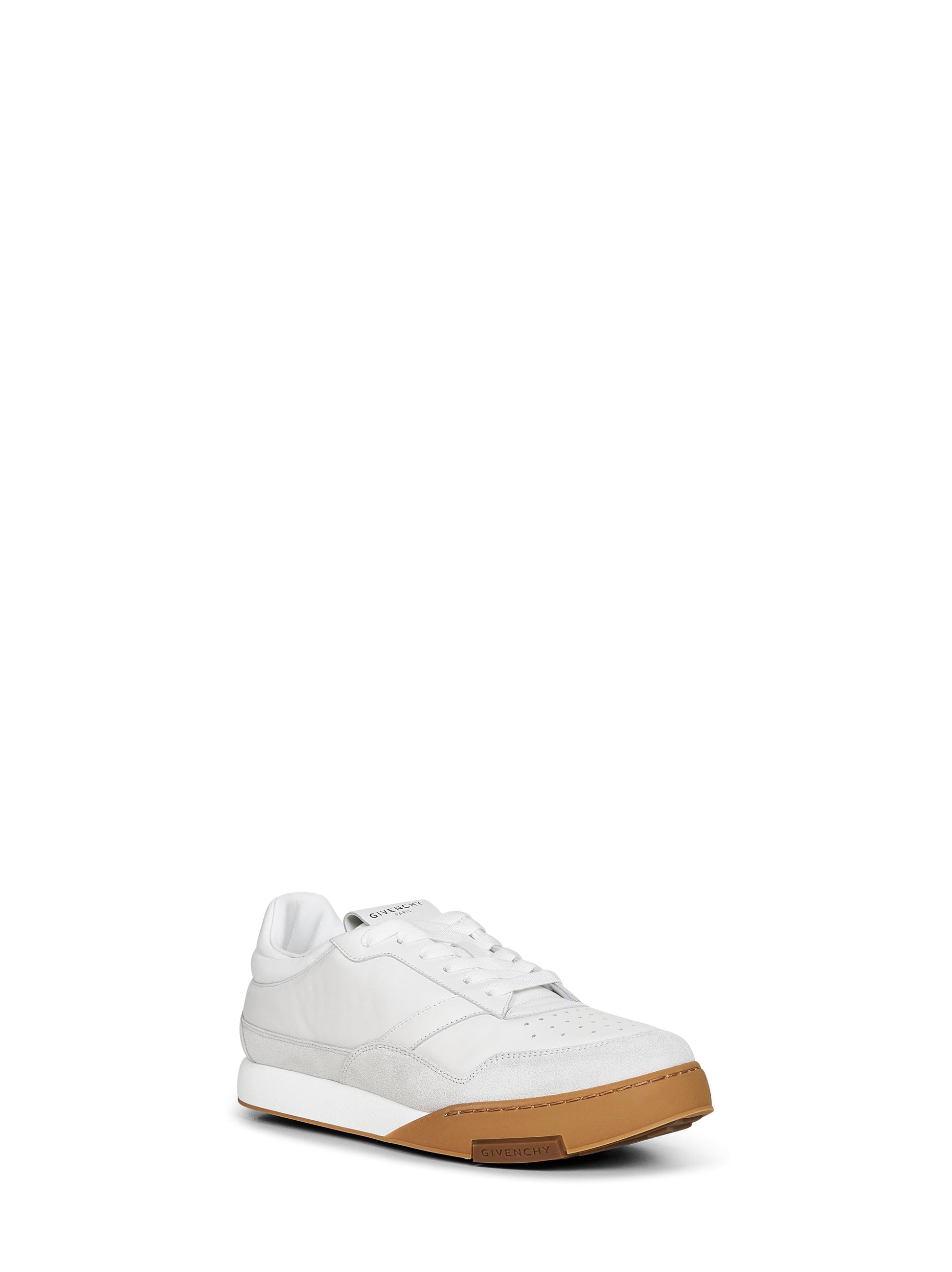 Givenchy Men White Leather Givenchy Yard Sneakers GIVENCHY
