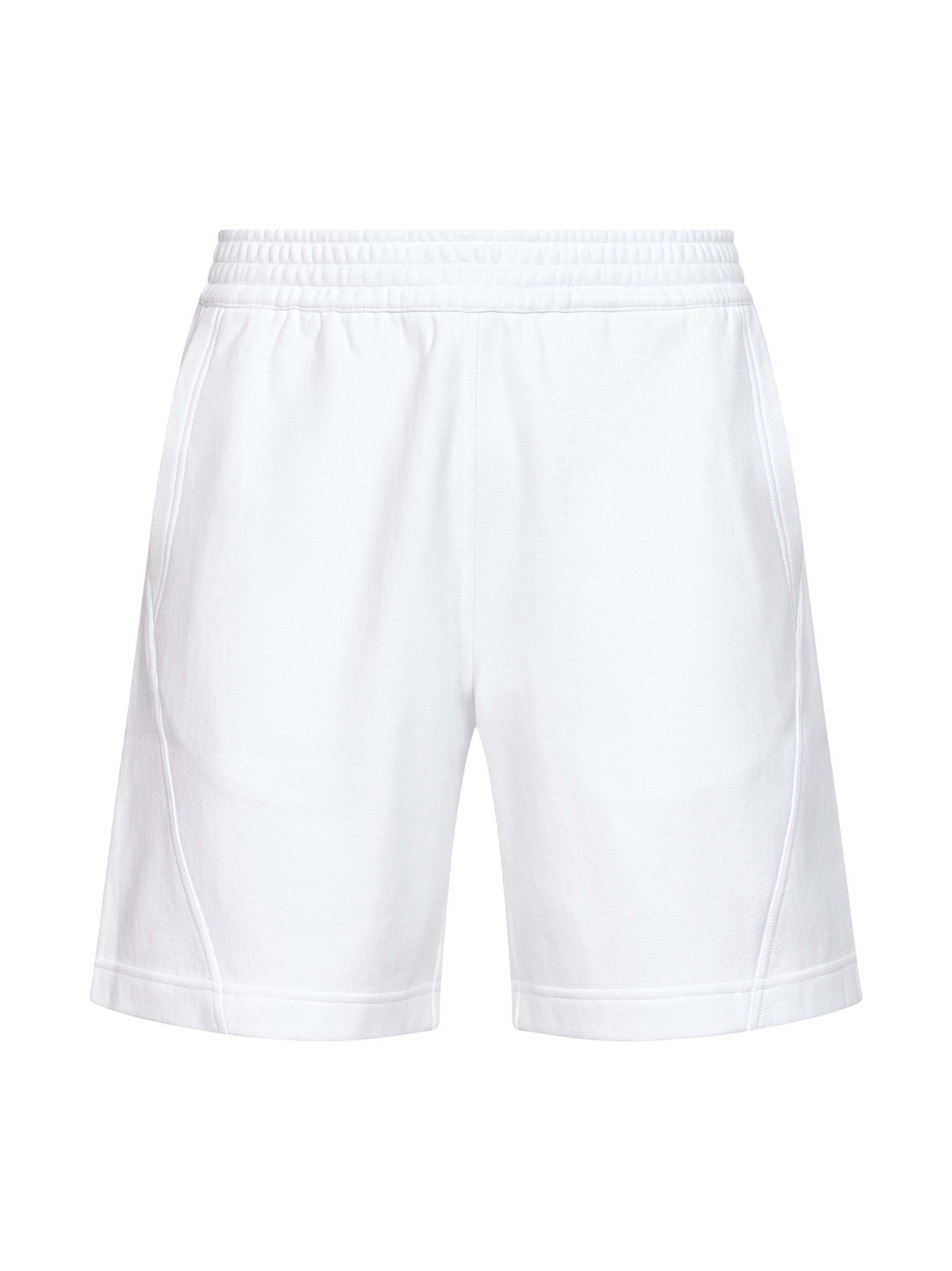 Givenchy Men White Brushed Cotton Couture Seam Bermuda Shorts GIVENCHY