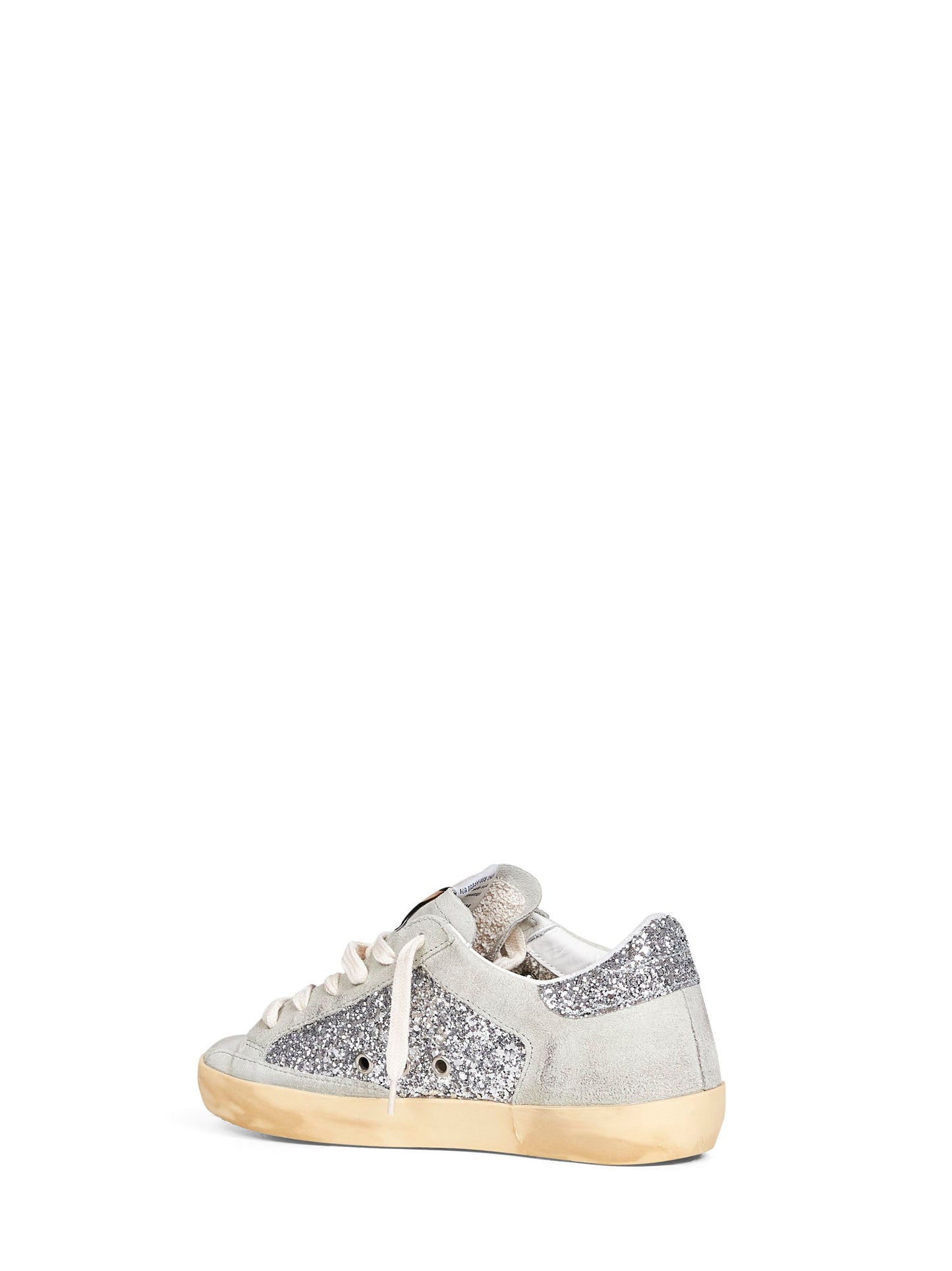 Golden Goose Women Suede And Glitter Super-Star Sneakers GOLDEN GOOSE