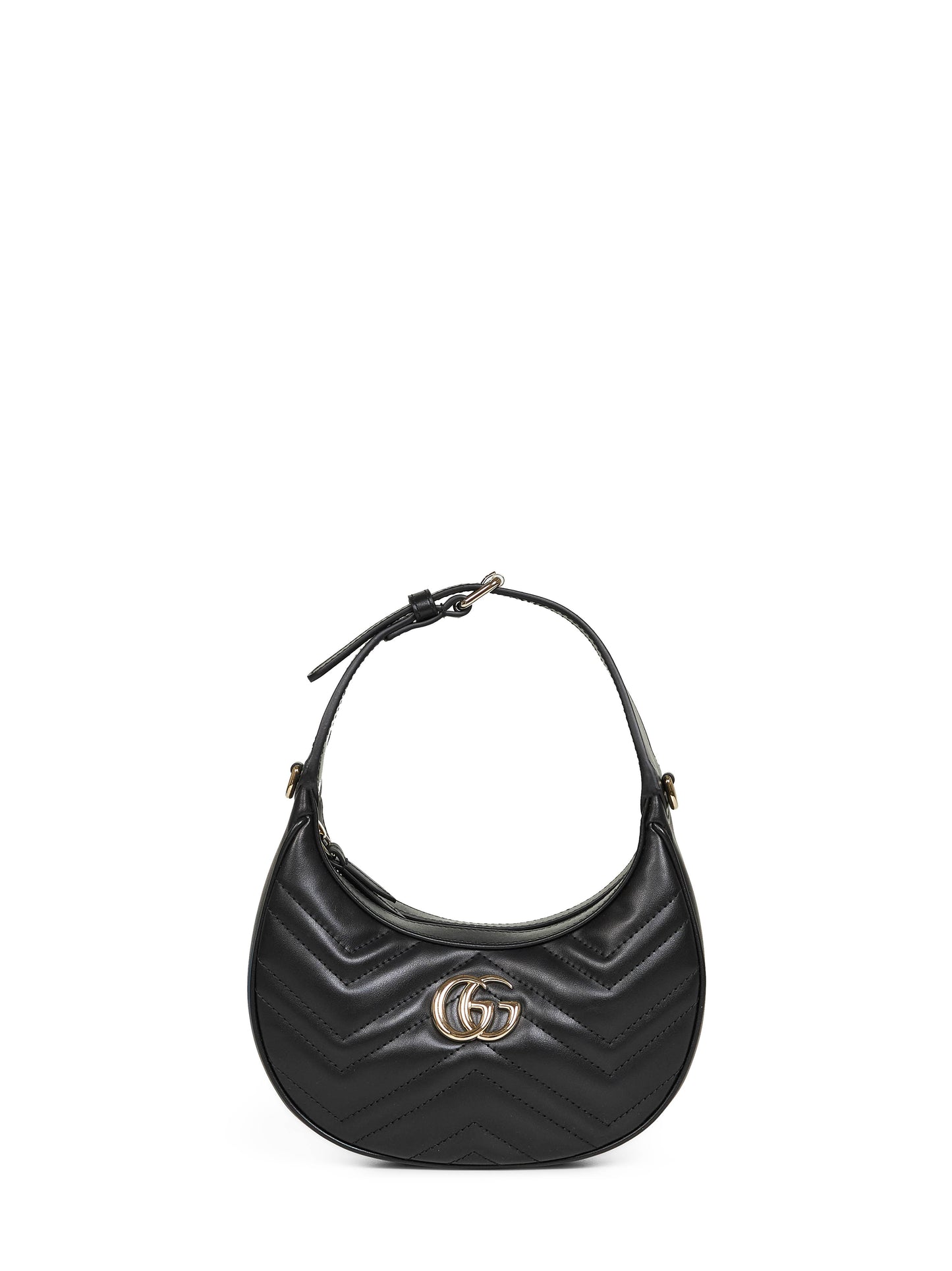 Gucci Women Black Gg Marmont Small Shoulder Bag GUCCI