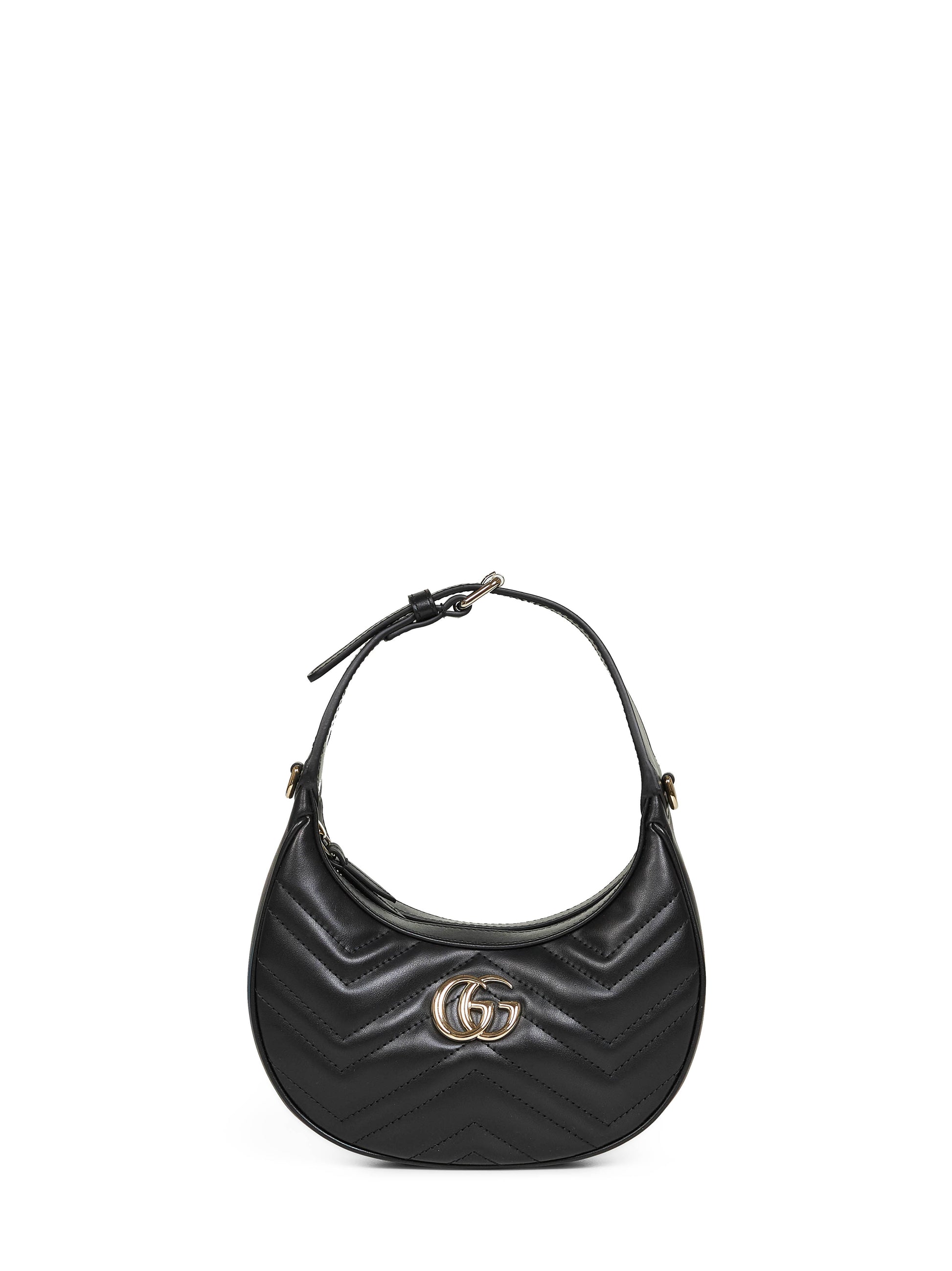 Gucci Women Black Gg Marmont Small Shoulder Bag GUCCI