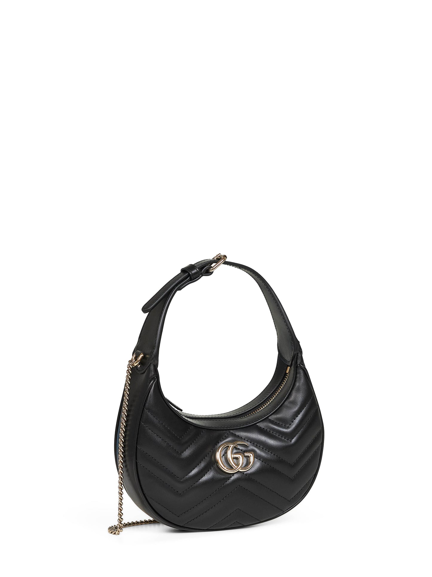 Gucci Women Black Gg Marmont Small Shoulder Bag GUCCI