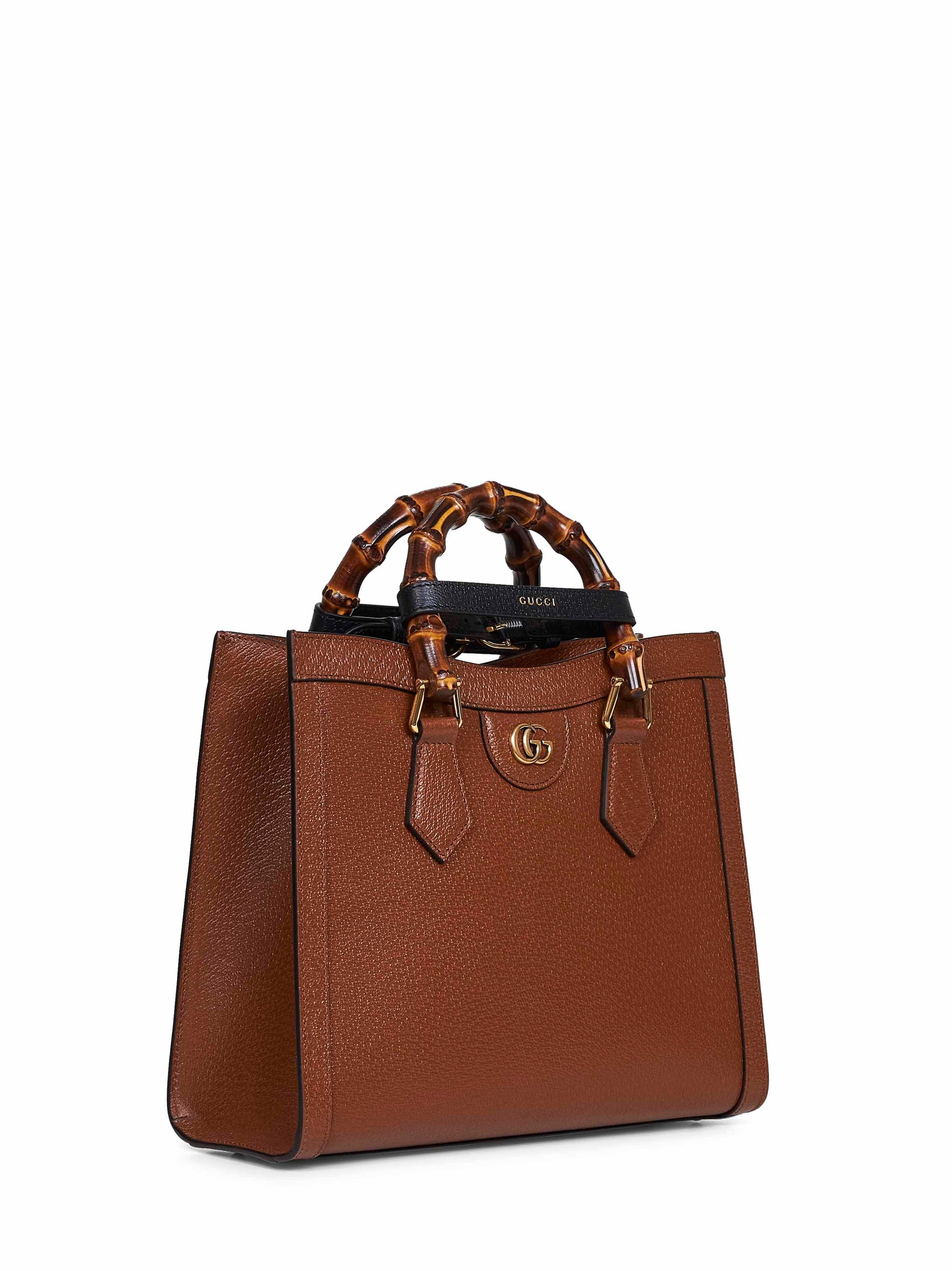 Gucci Women Tan Gucci Diana Medium Shopping Bag GUCCI