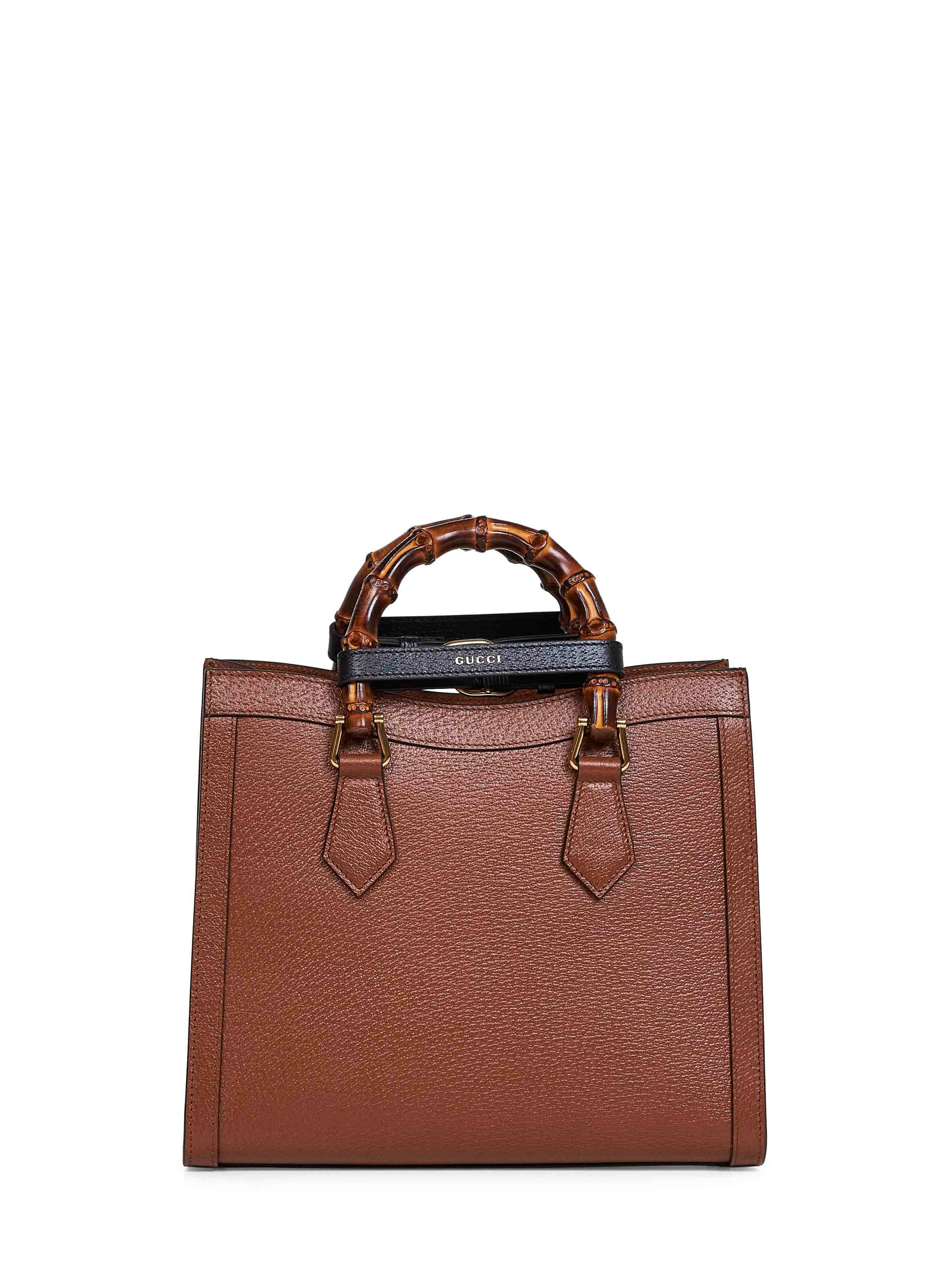 Gucci Women Tan Gucci Diana Medium Shopping Bag GUCCI
