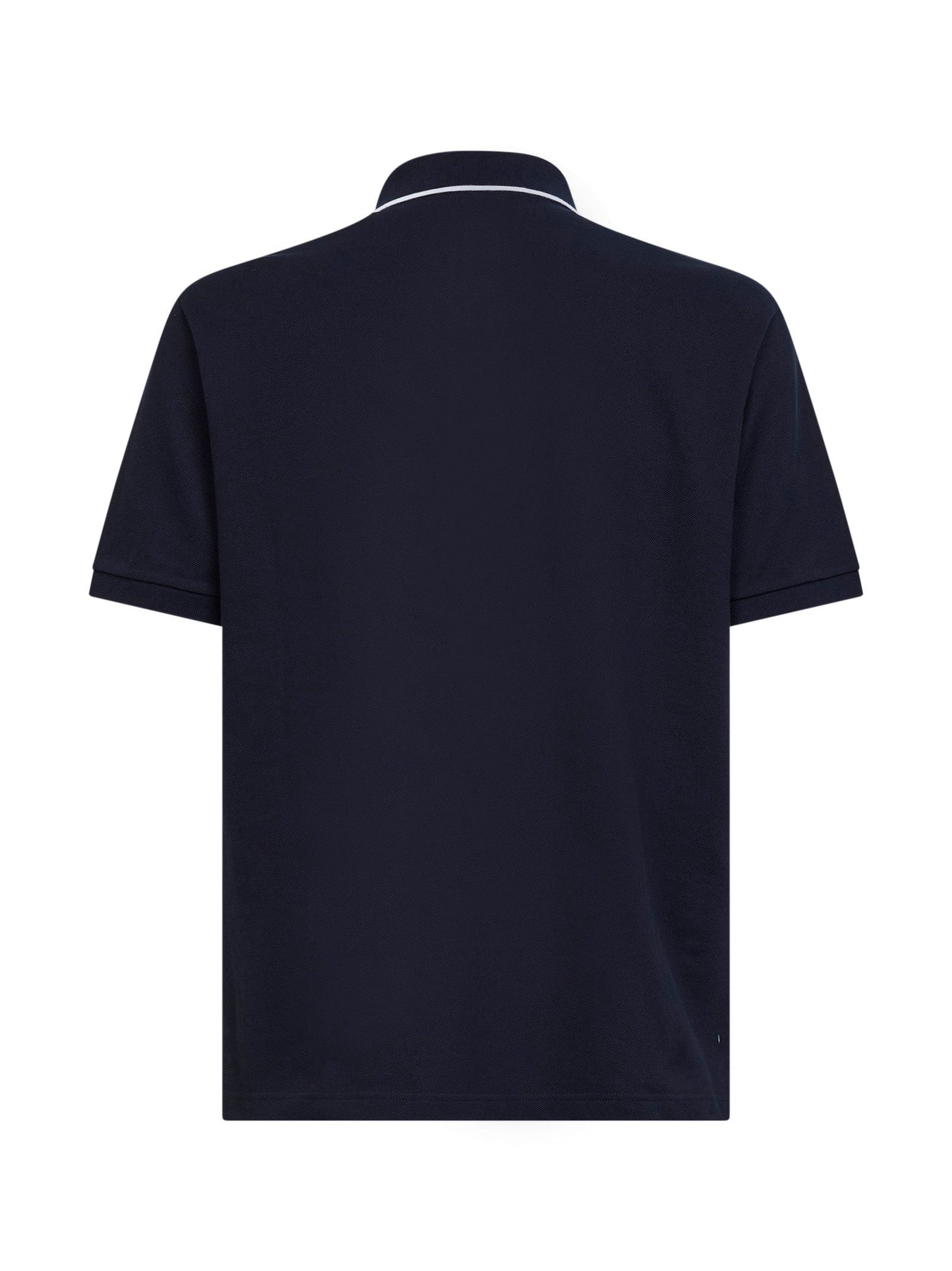 Gucci Men Navy Blue Cotton Pique Embroidered Polo Shirt GUCCI
