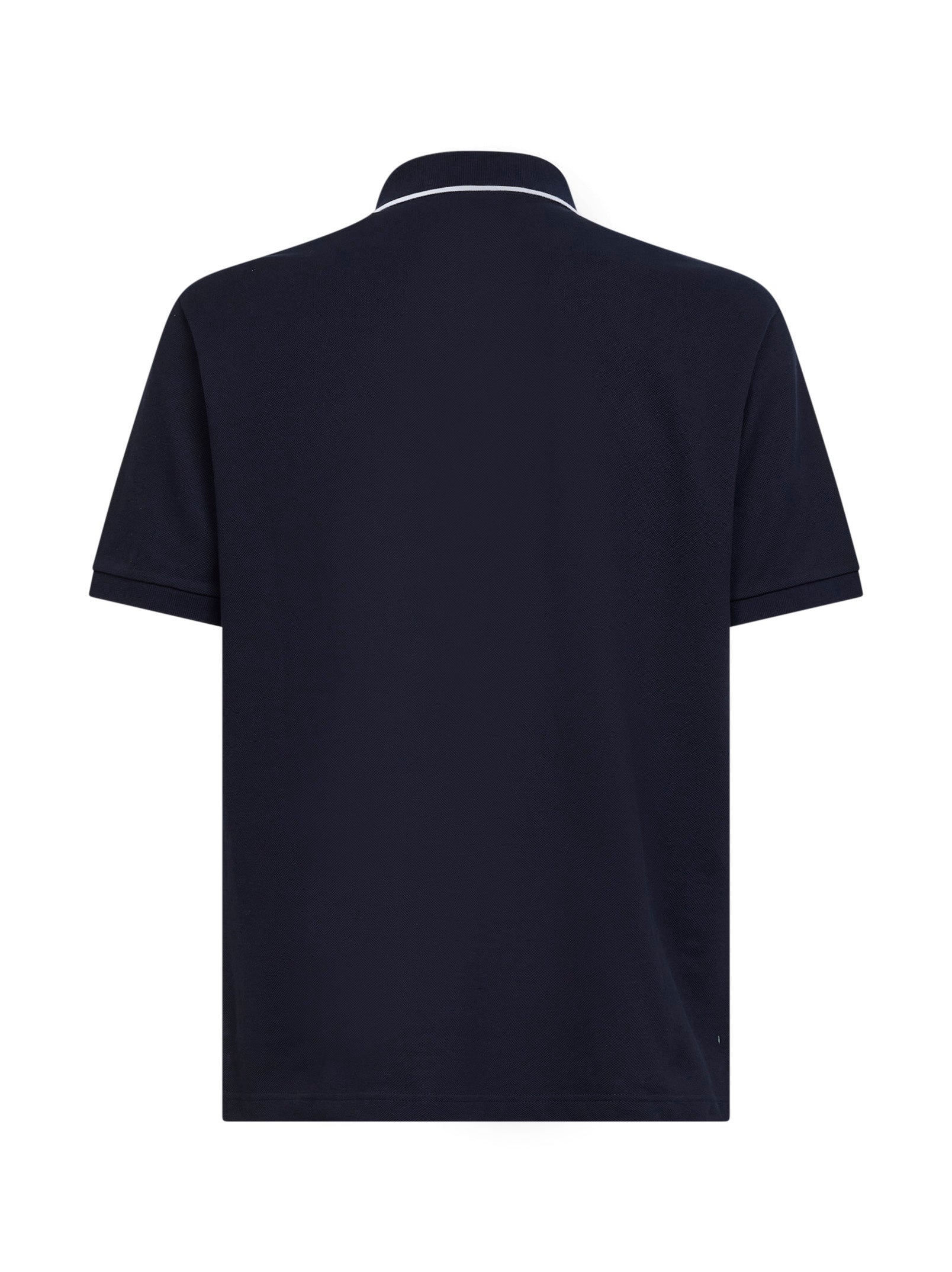 Gucci Men Navy Blue Cotton Pique Embroidered Polo Shirt GUCCI