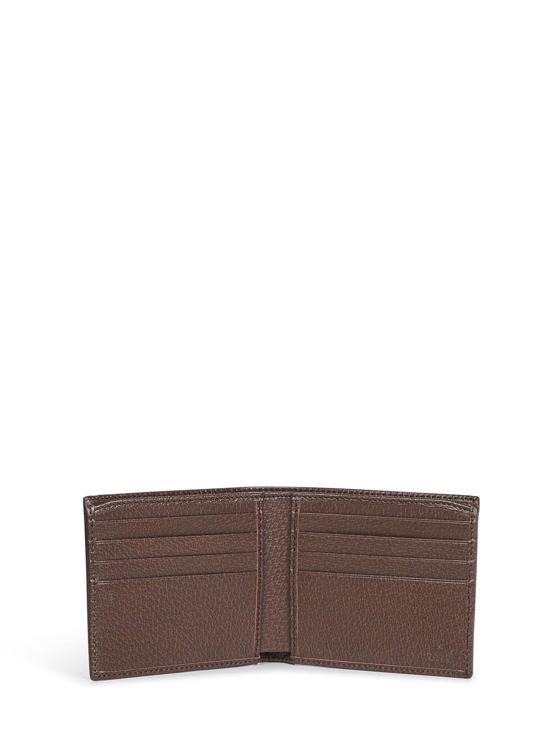 Gucci Men Beige And Dark Brown Ophidia Bi-Fold Wallet GUCCI