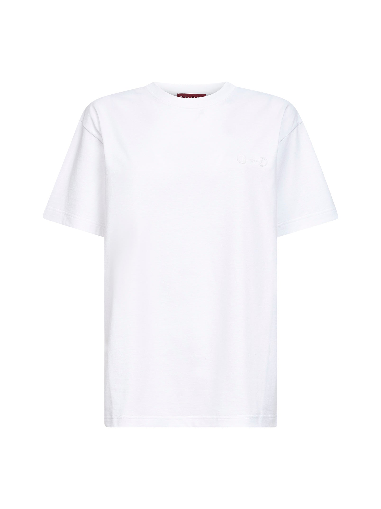 Gucci Women White Cotton Jersey Embroidered T-Shirt GUCCI