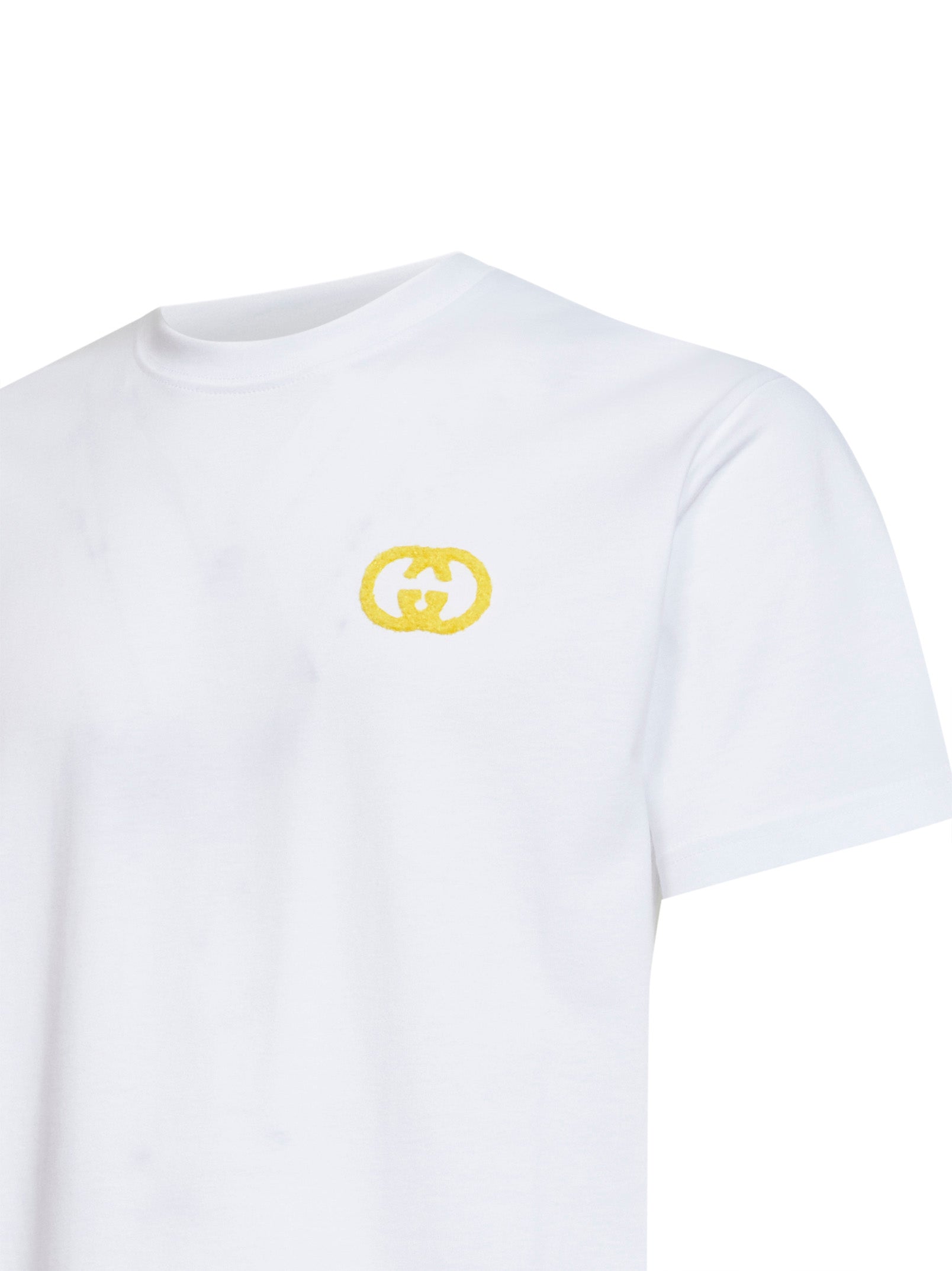Gucci Women White Medium Cotton Jersey T-Shirt GUCCI