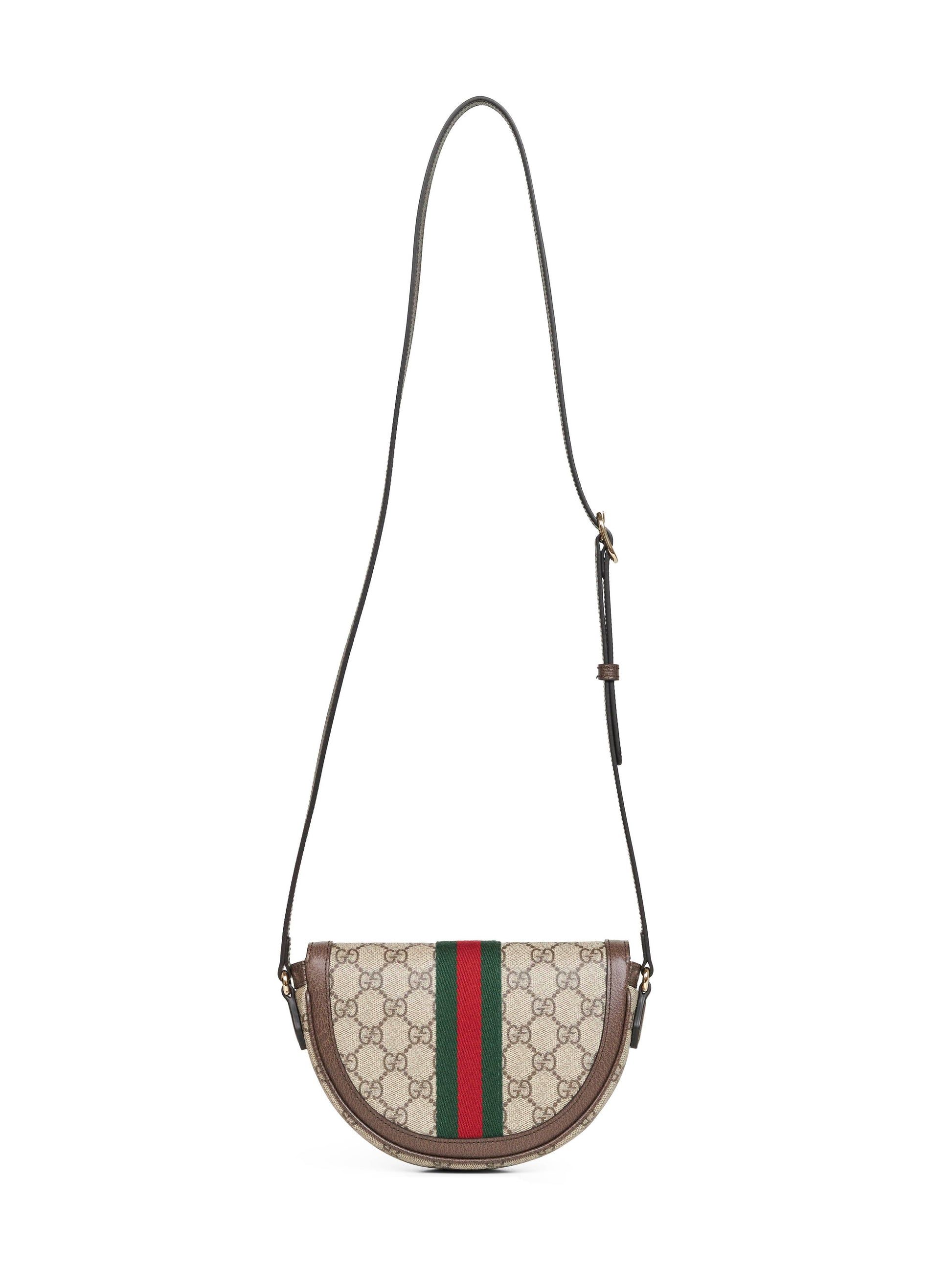 Gucci Women Beige And Dark Brown Ophidia Small Shoulder Bag GUCCI