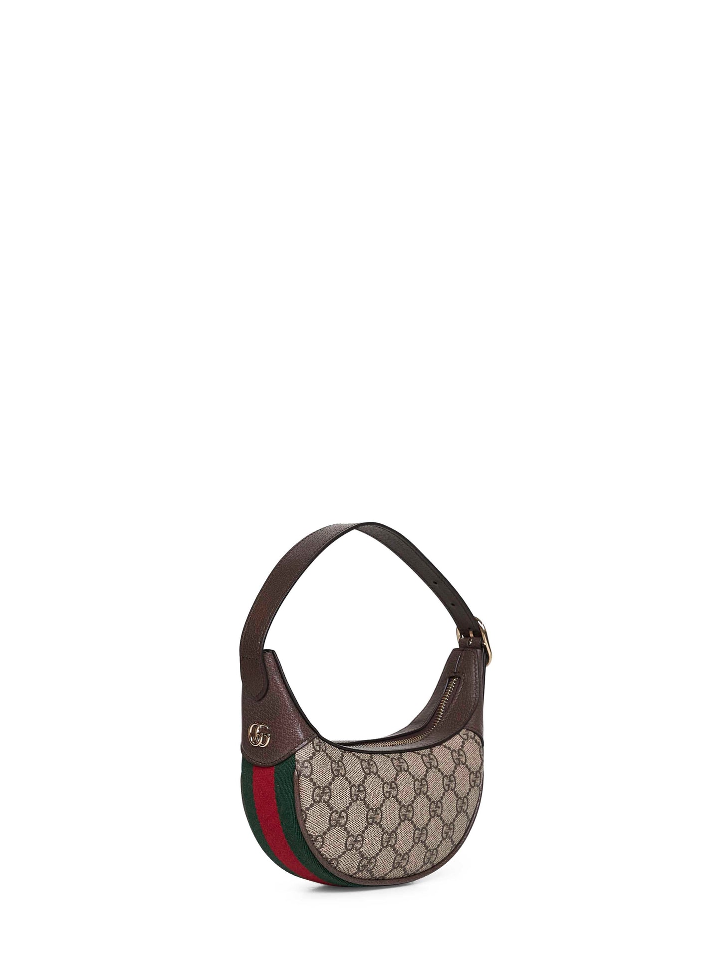 Gucci Women Beige And Dark Brown Ophidia Small Shoulder Bag GUCCI