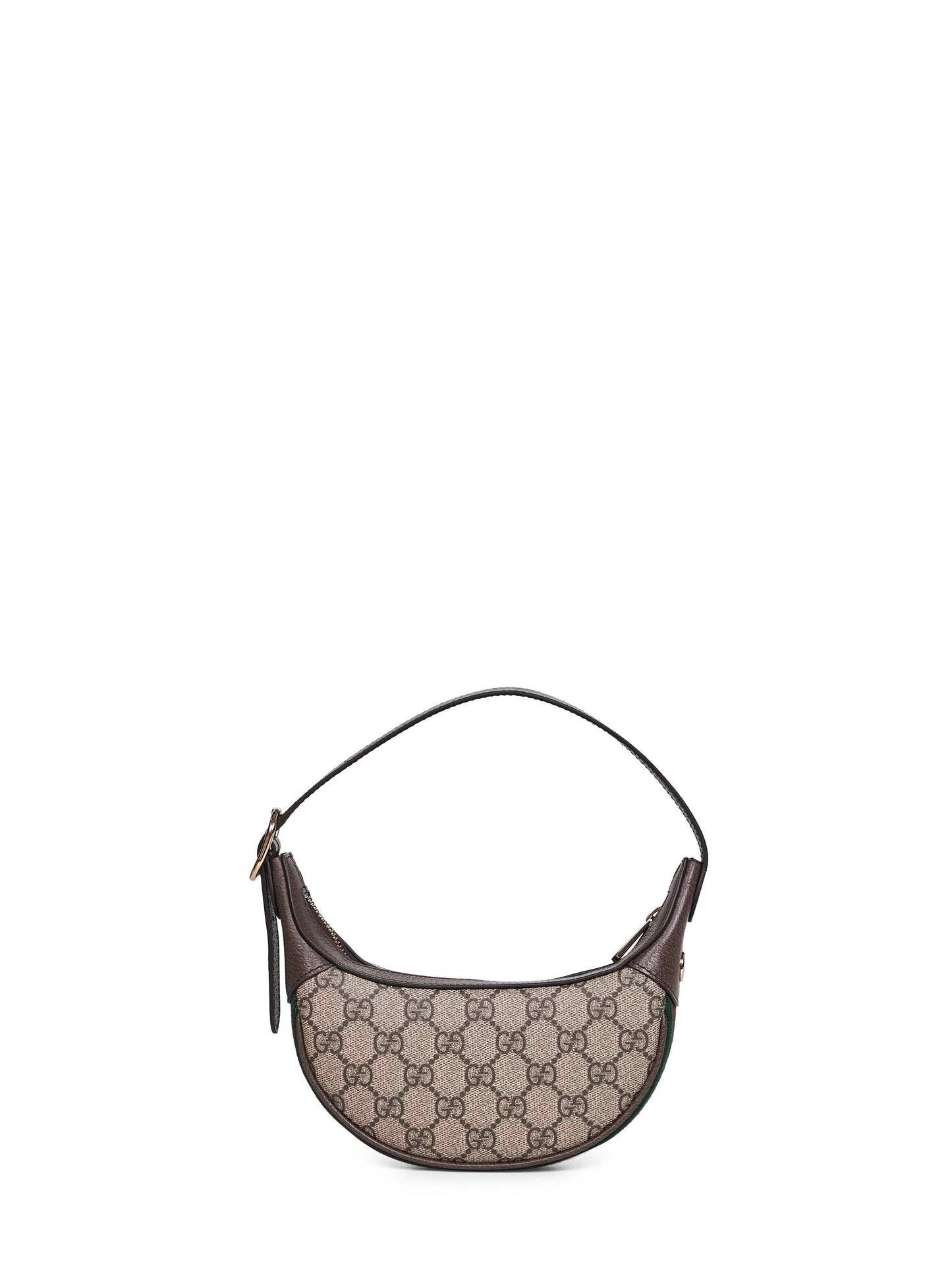 Gucci Women Beige And Dark Brown Ophidia Small Shoulder Bag GUCCI