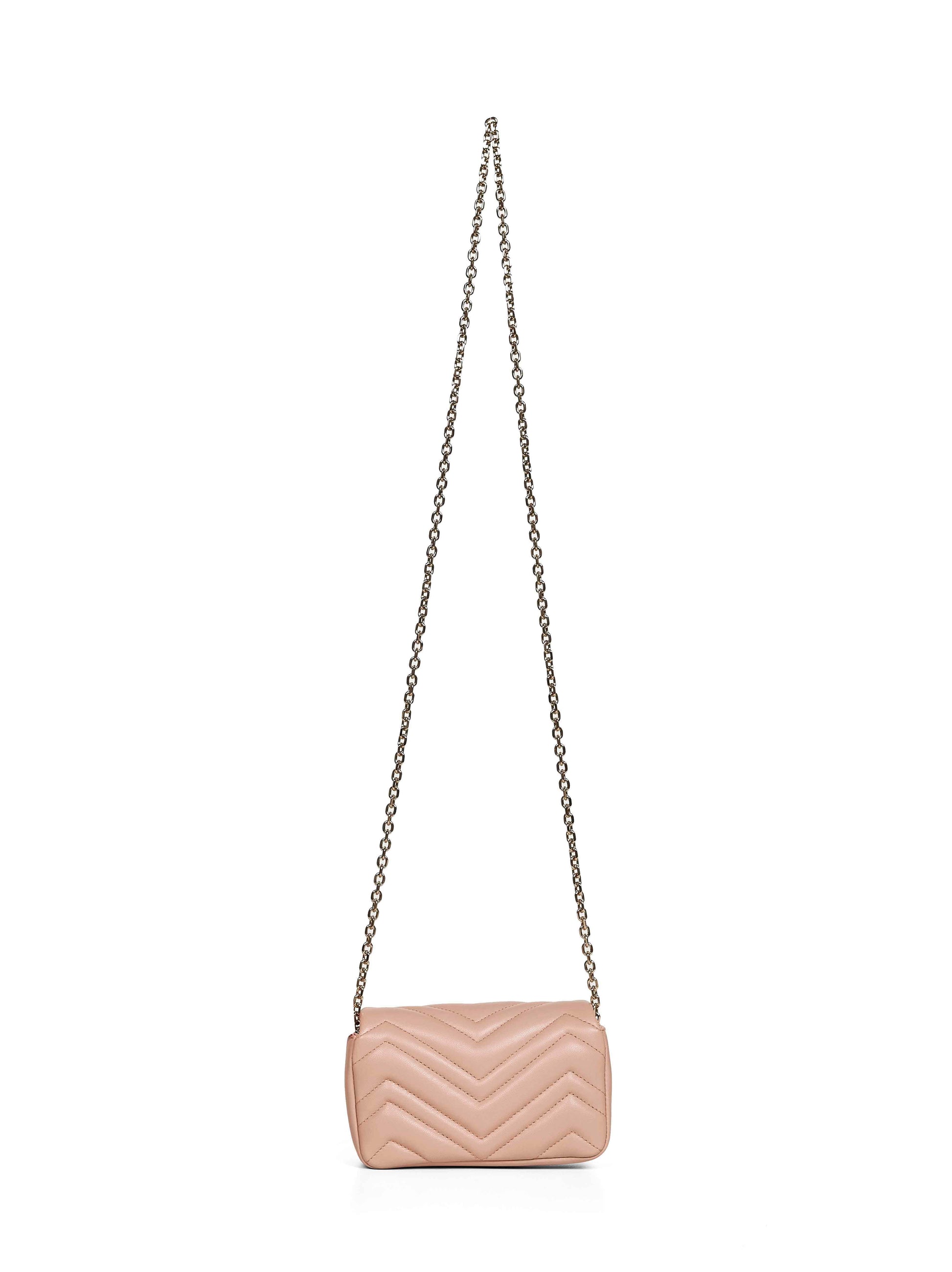 Gucci Women Pinky Beige Gg Marmont Mini Shoulder Bag GUCCI