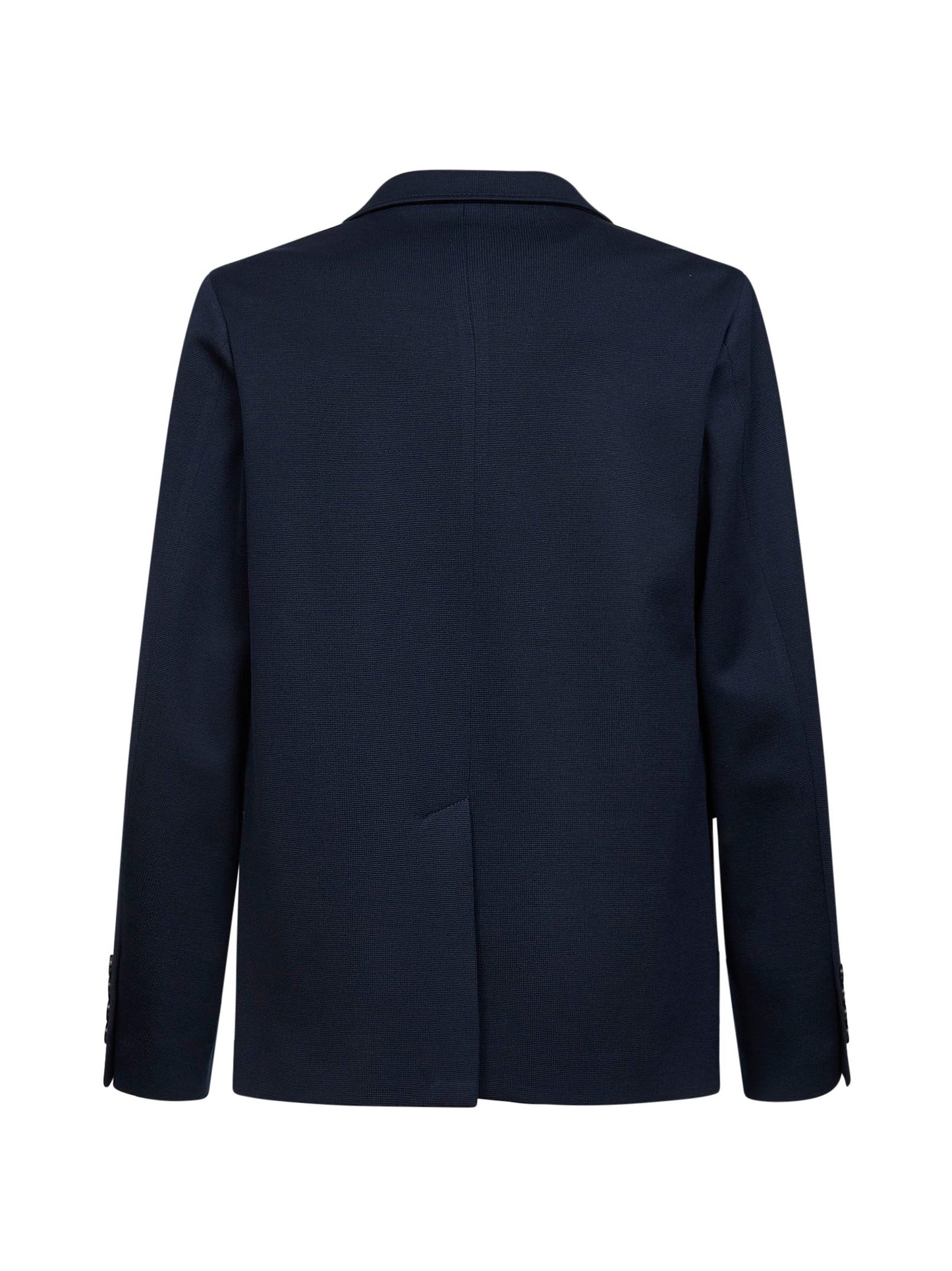 Gucci Men Dark Blue Cotton Jersey Single-Breasted Jacket