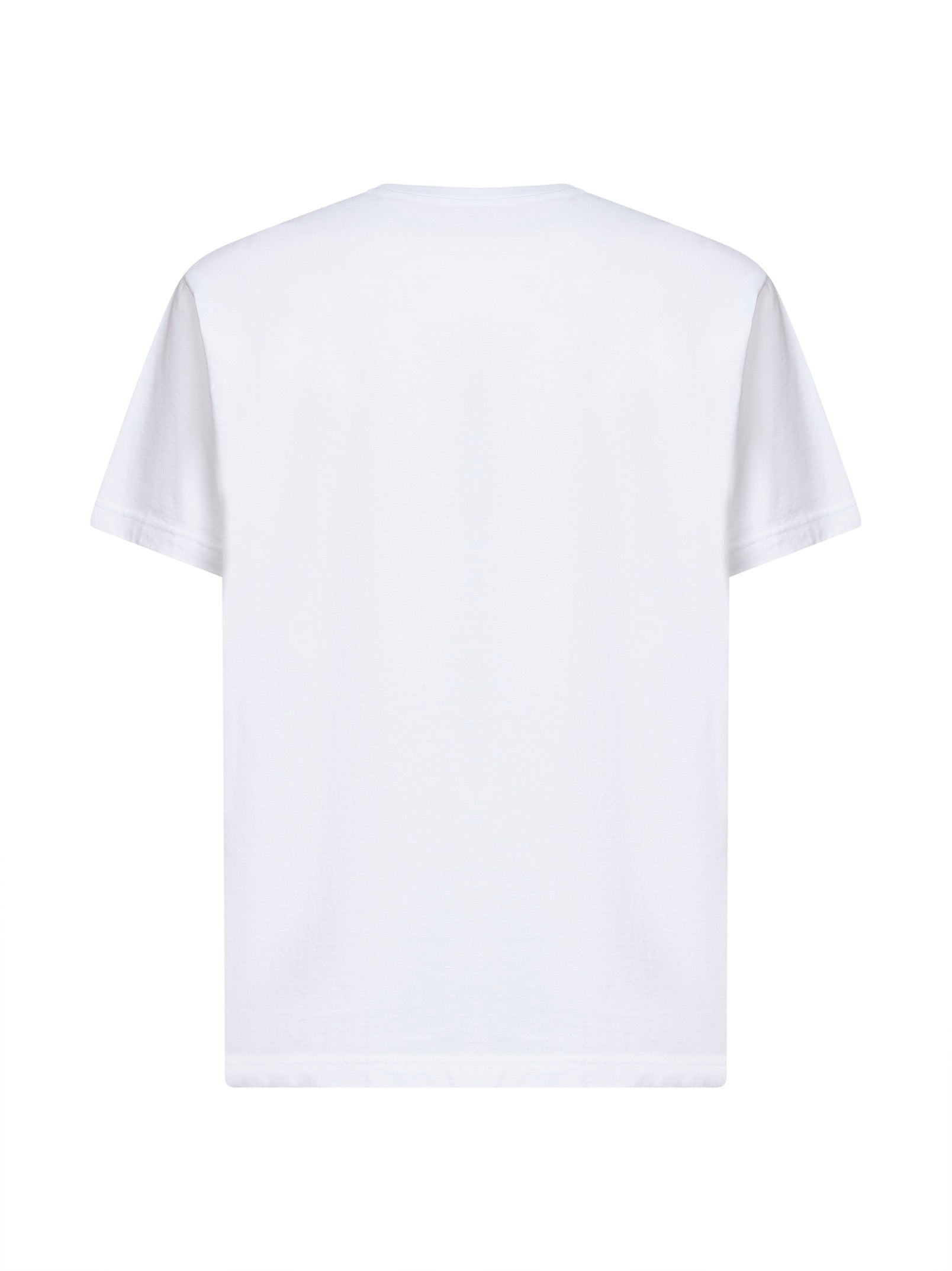 Gucci Men White Cotton Jersey Embroidered T-Shirt GUCCI