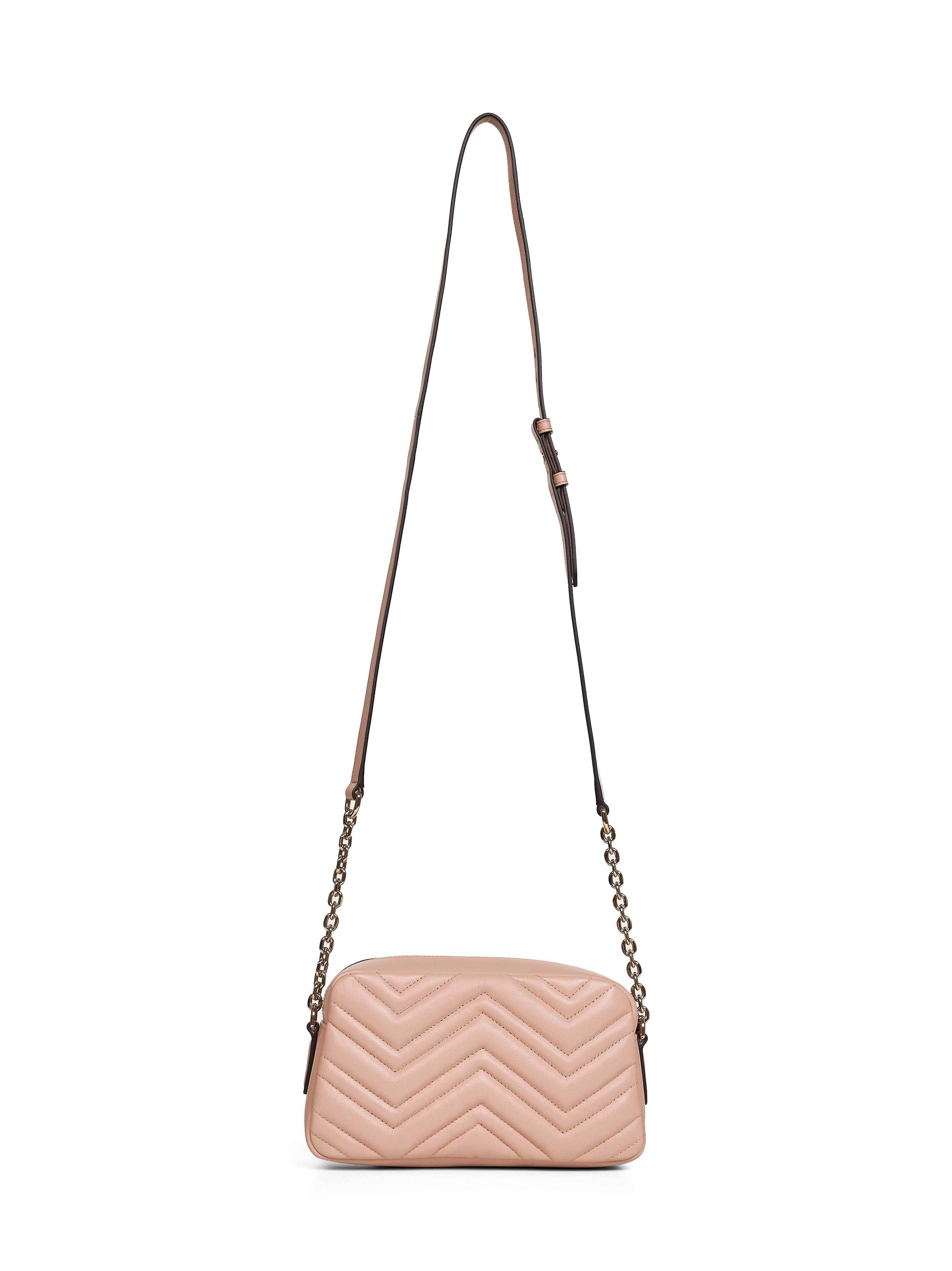 Gucci Women Pinky Beige Gg Marmont Small Camera Bag GUCCI