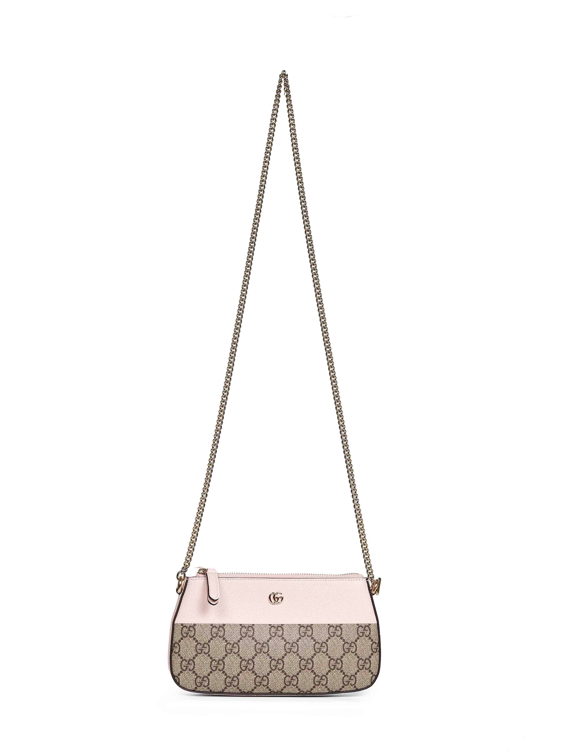 Gucci Women Two-Tone Gg Marmont Mini Bag GUCCI