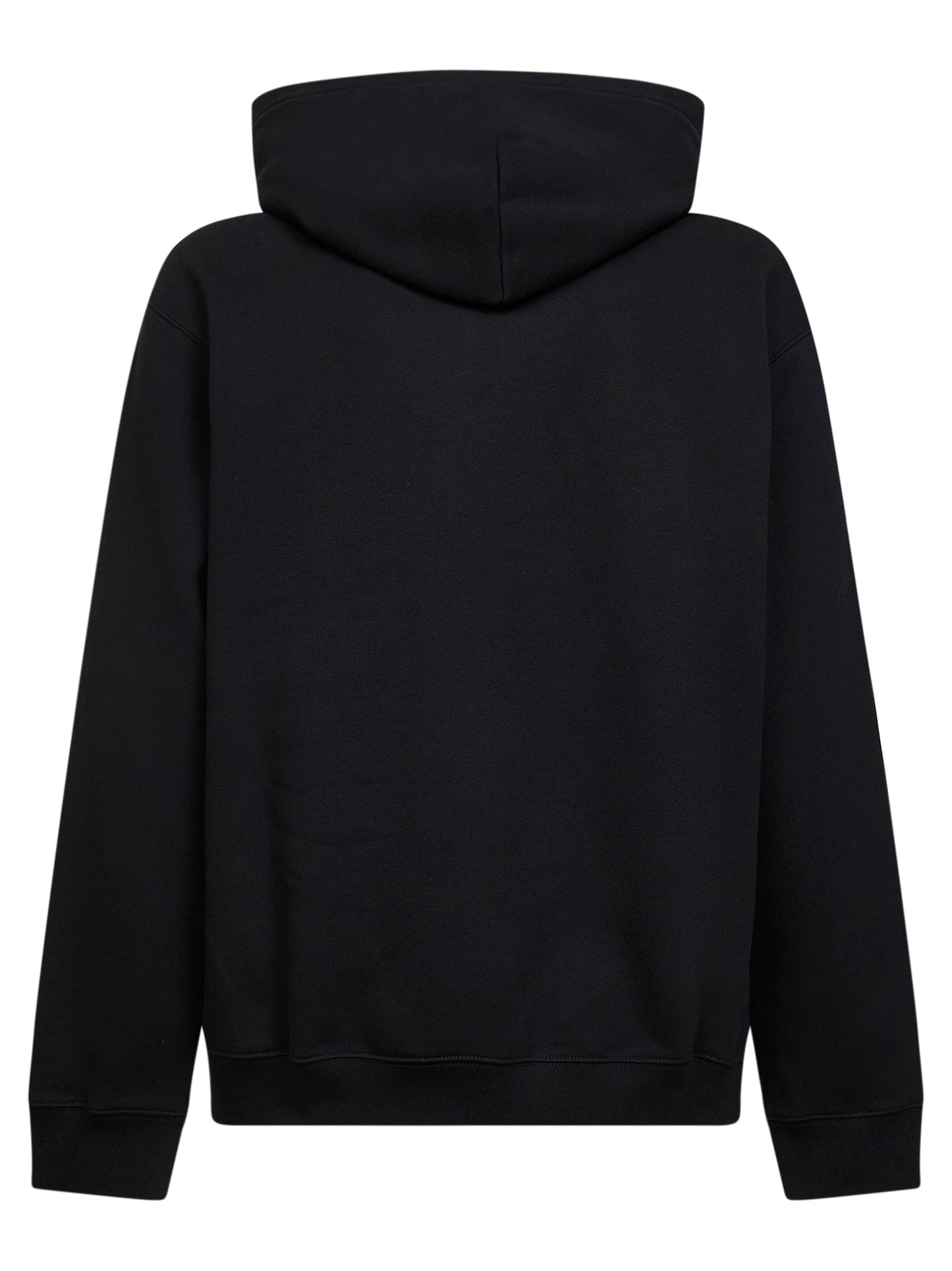 Gucci Men Black Cotton Jersey Printed Hoodie GUCCI