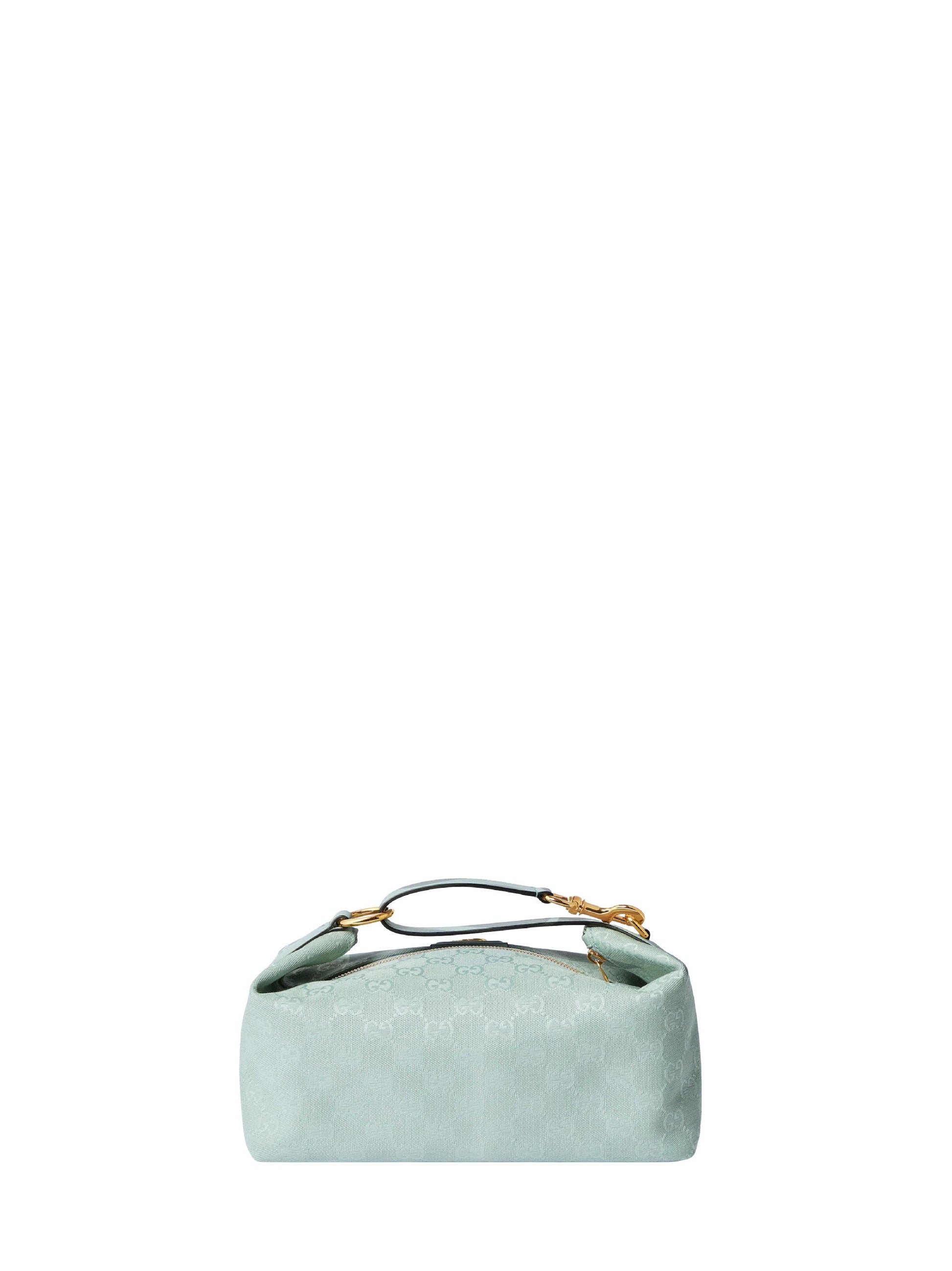 Gucci Women Icy Blue Gucci Vanity Medium Top Handle Bag GUCCI