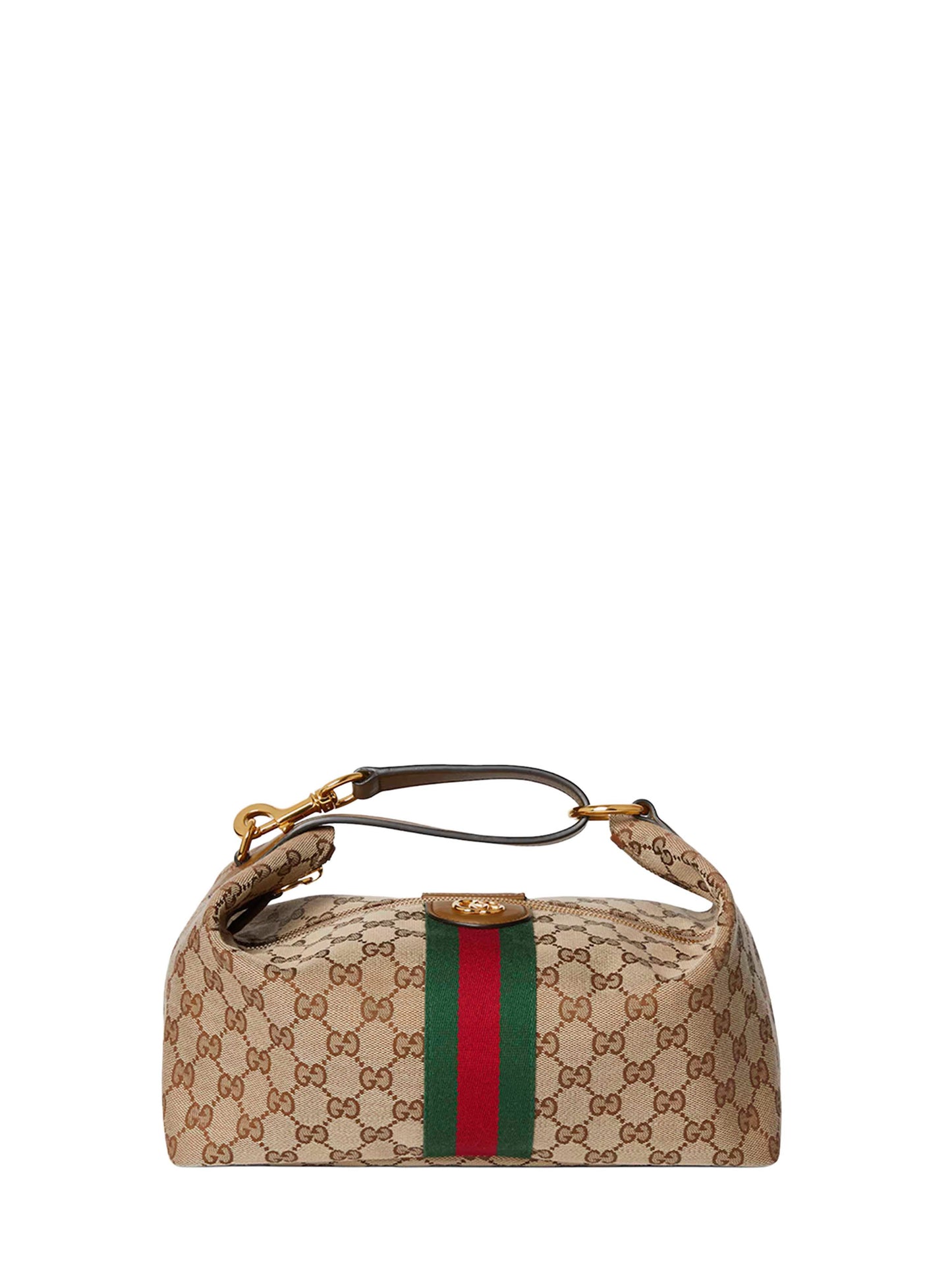 Gucci Women Beige And Brown Gucci Vanity Medium Handbag GUCCI