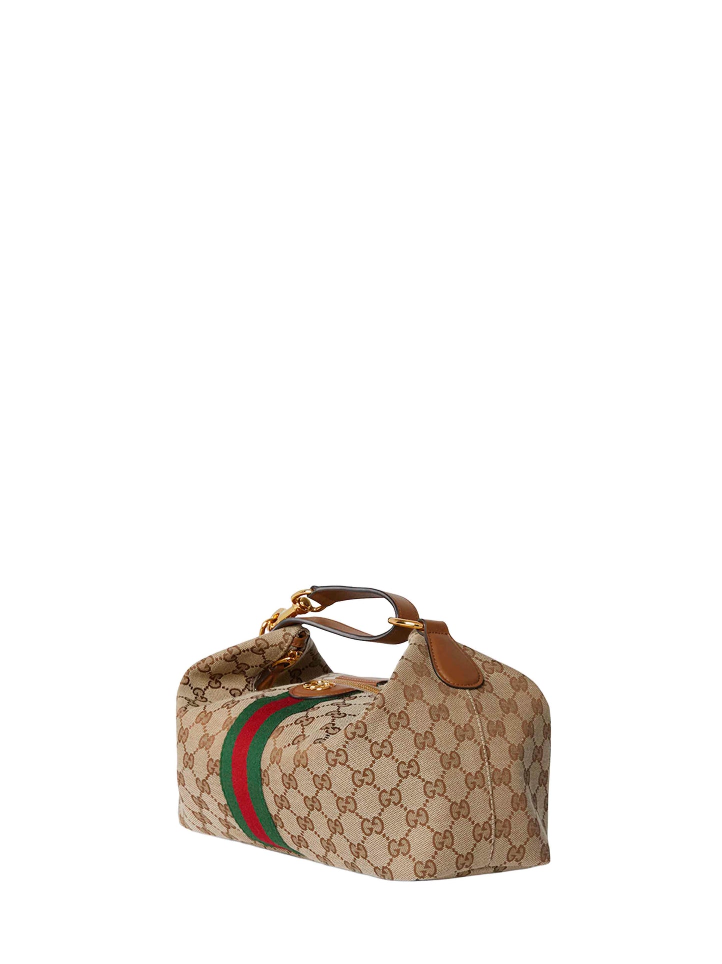 Gucci Women Beige And Brown Gucci Vanity Medium Handbag GUCCI