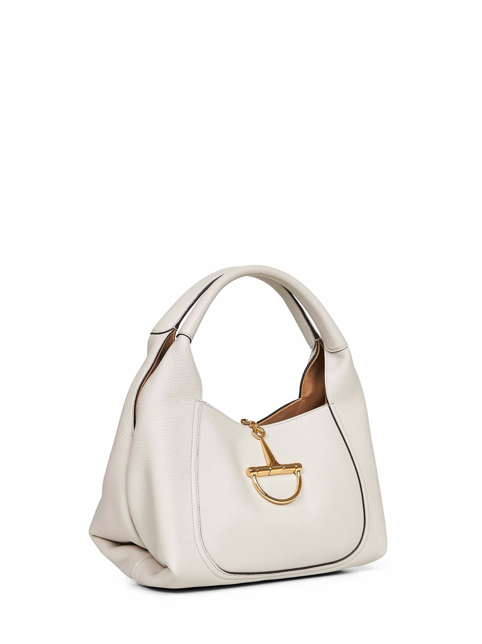 Gucci Women Light Grey Gucci Softbit Shoulder Bag GUCCI