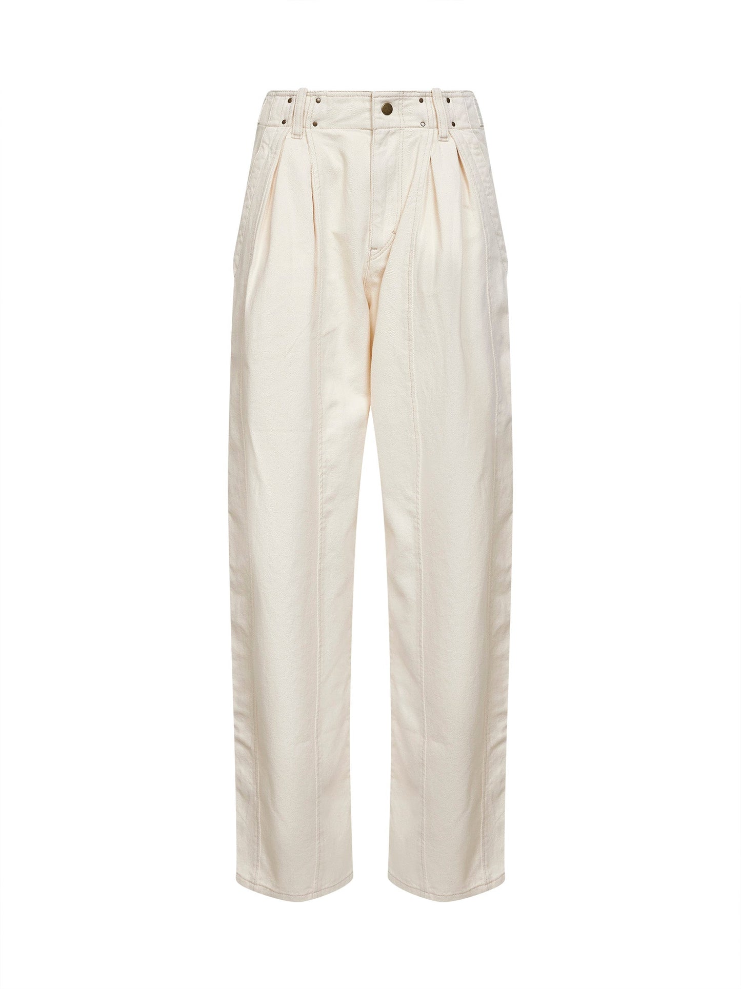Isabel Marant Women Ecru Denim Ireme Workwear Trousers ISABEL MARANT