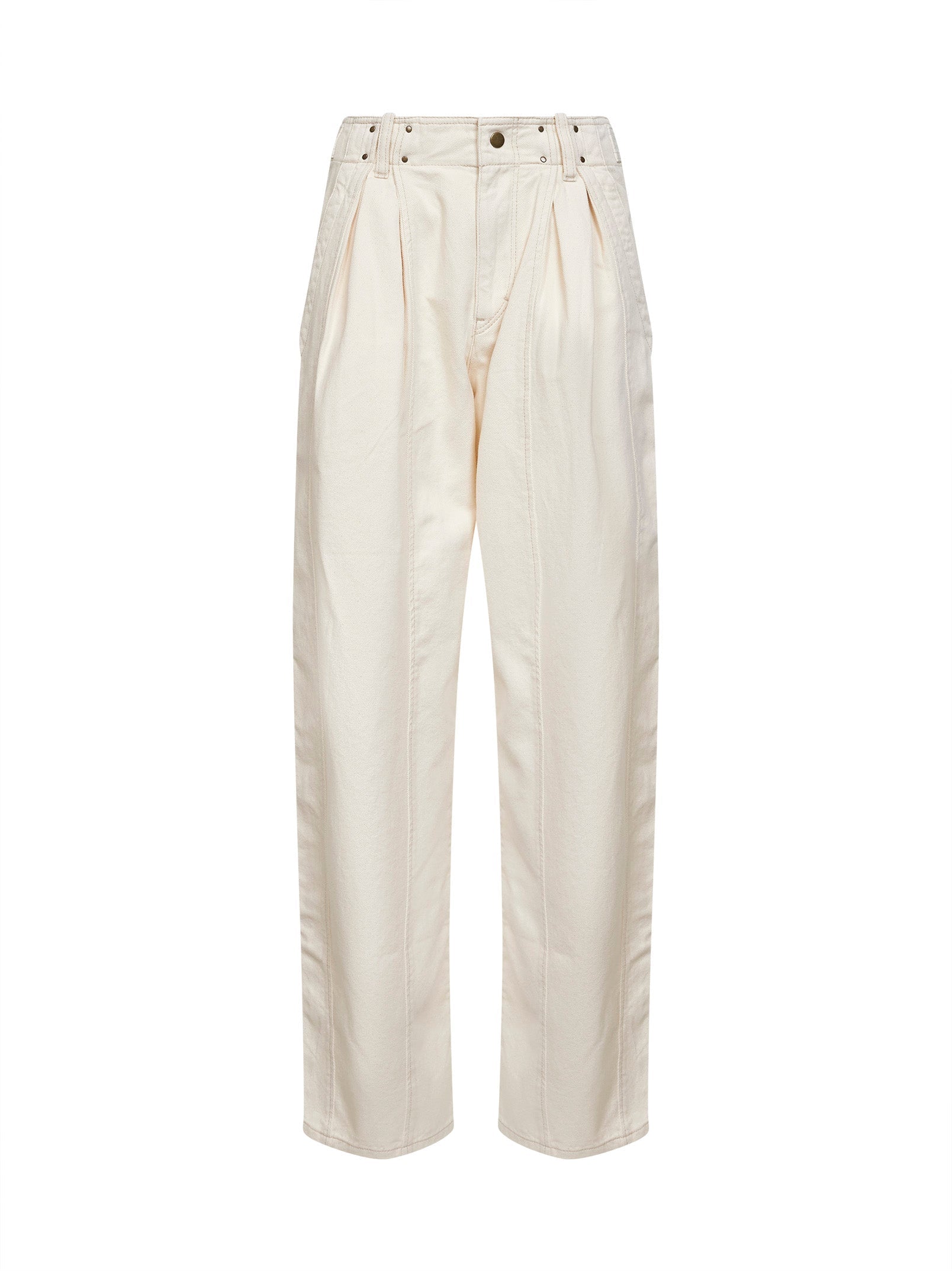 Isabel Marant Women Ecru Denim Ireme Workwear Trousers ISABEL MARANT