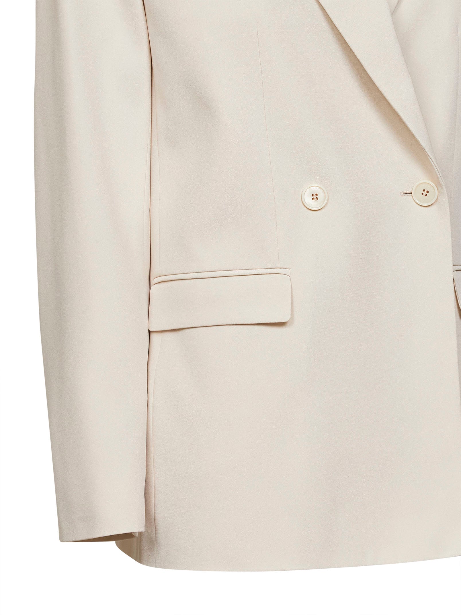 Isabel Marant Women Ecru Fluid Crepe Calie Double-Breasted Blazer ISABEL MARANT