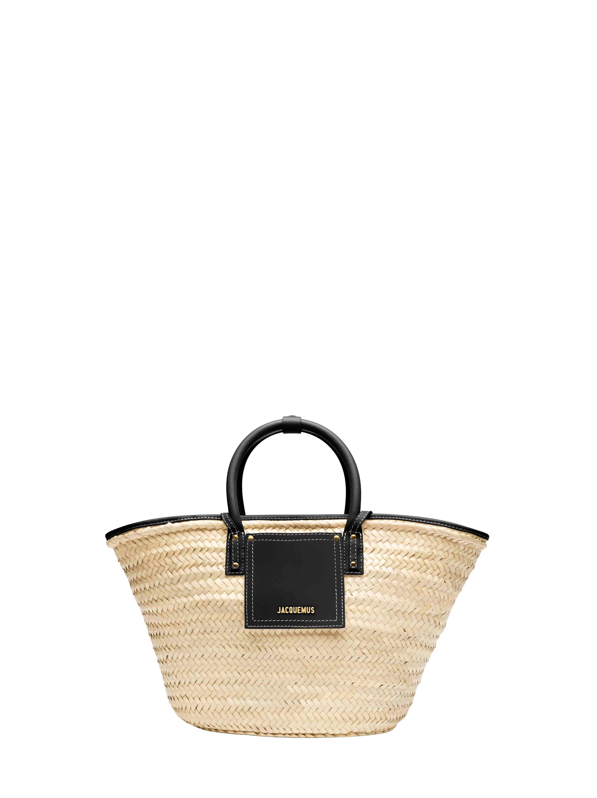 Jacquemus Women Black Soli Basket Beach Basket Bag JACQUEMUS