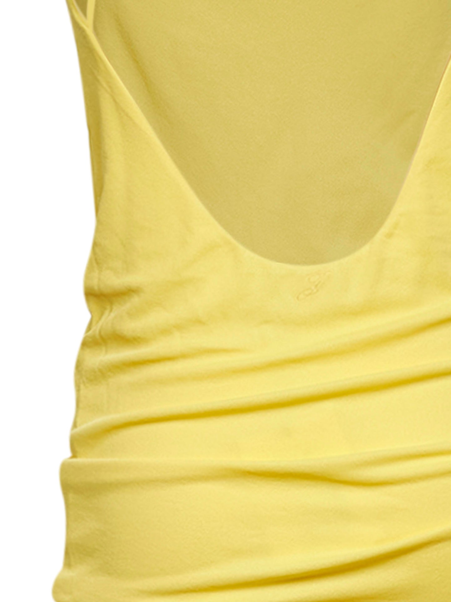Jacquemus Women Yellow The Abiha Gathered Waist Dress JACQUEMUS