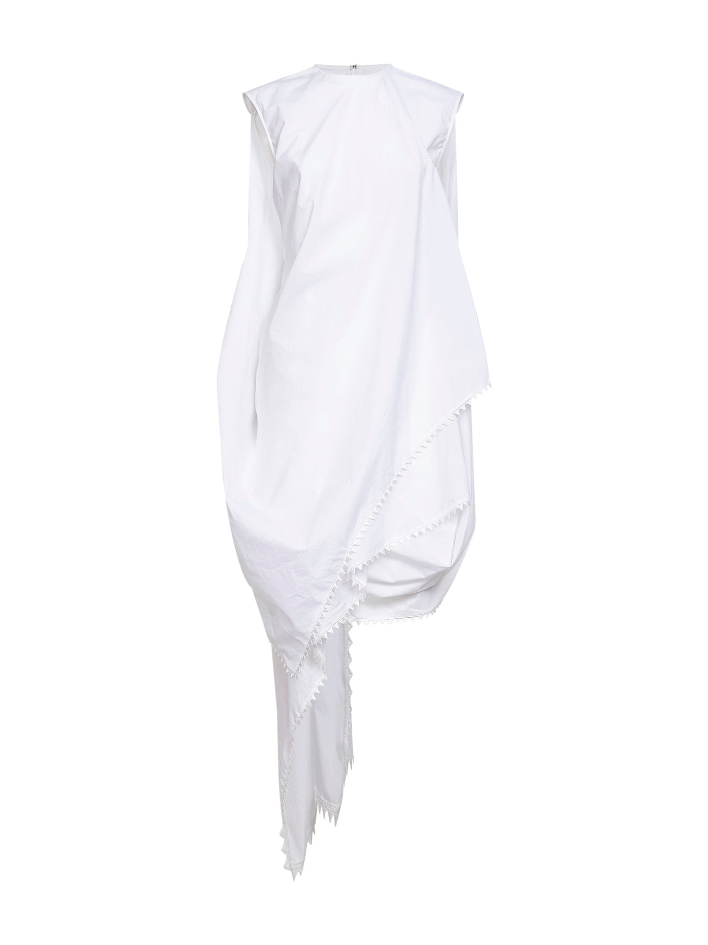 Jacquemus Women White The Traversin Layered Mini Dress JACQUEMUS