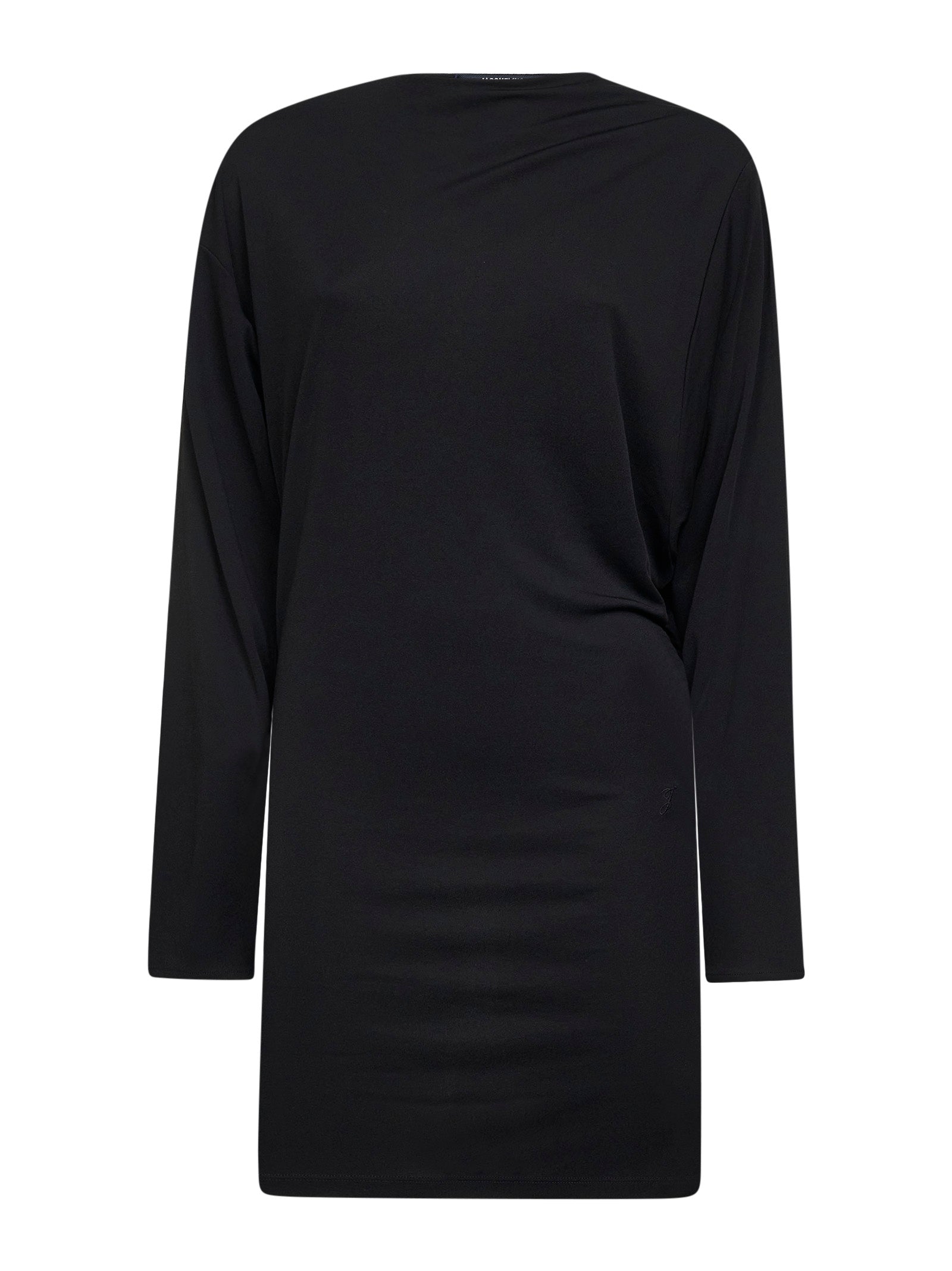 Jacquemus Women Black The Mistral Cowl-Back Mini Dress JACQUEMUS