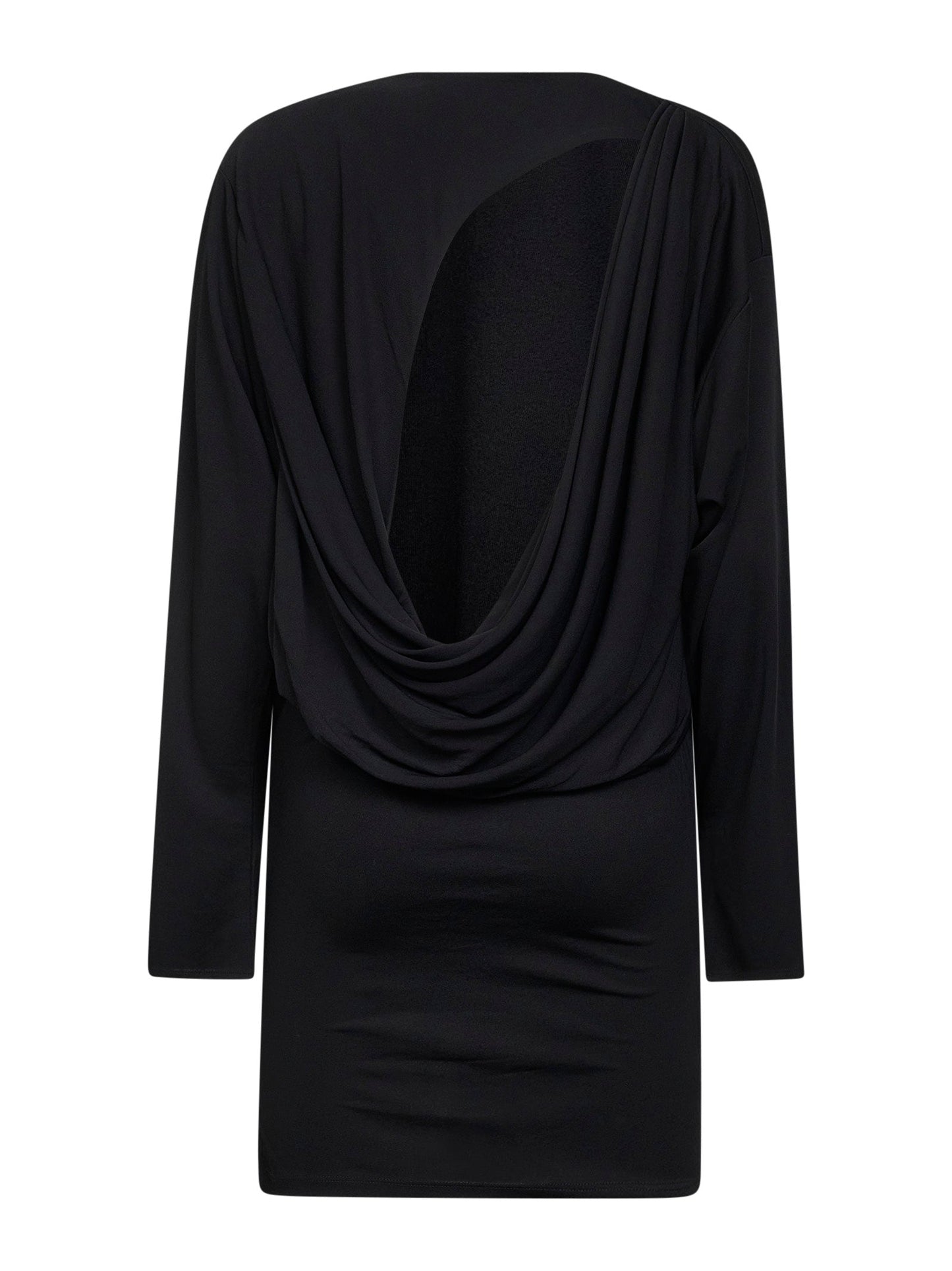 Jacquemus Women Black The Mistral Cowl-Back Mini Dress JACQUEMUS
