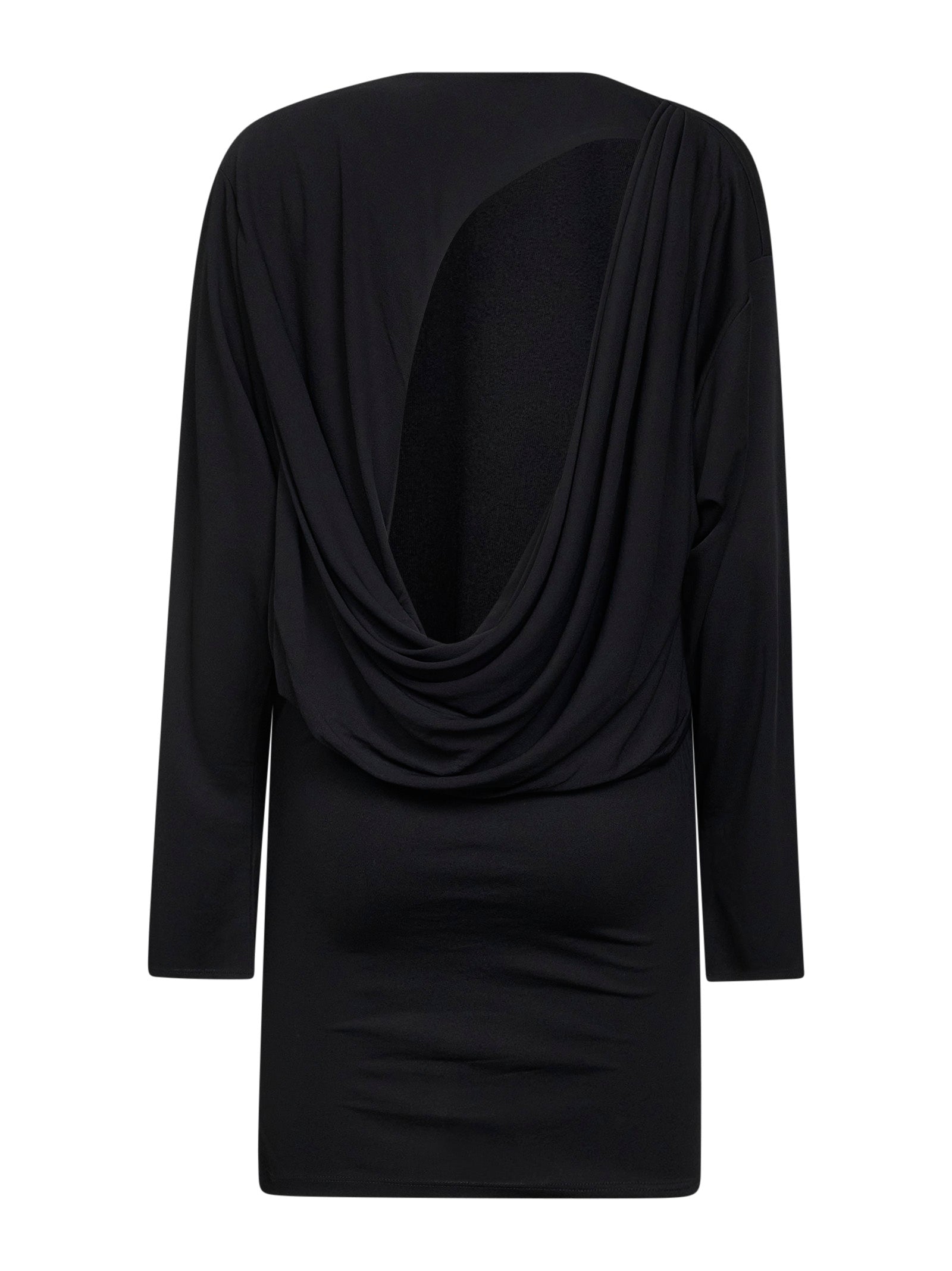 Jacquemus Women Black The Mistral Cowl-Back Mini Dress JACQUEMUS